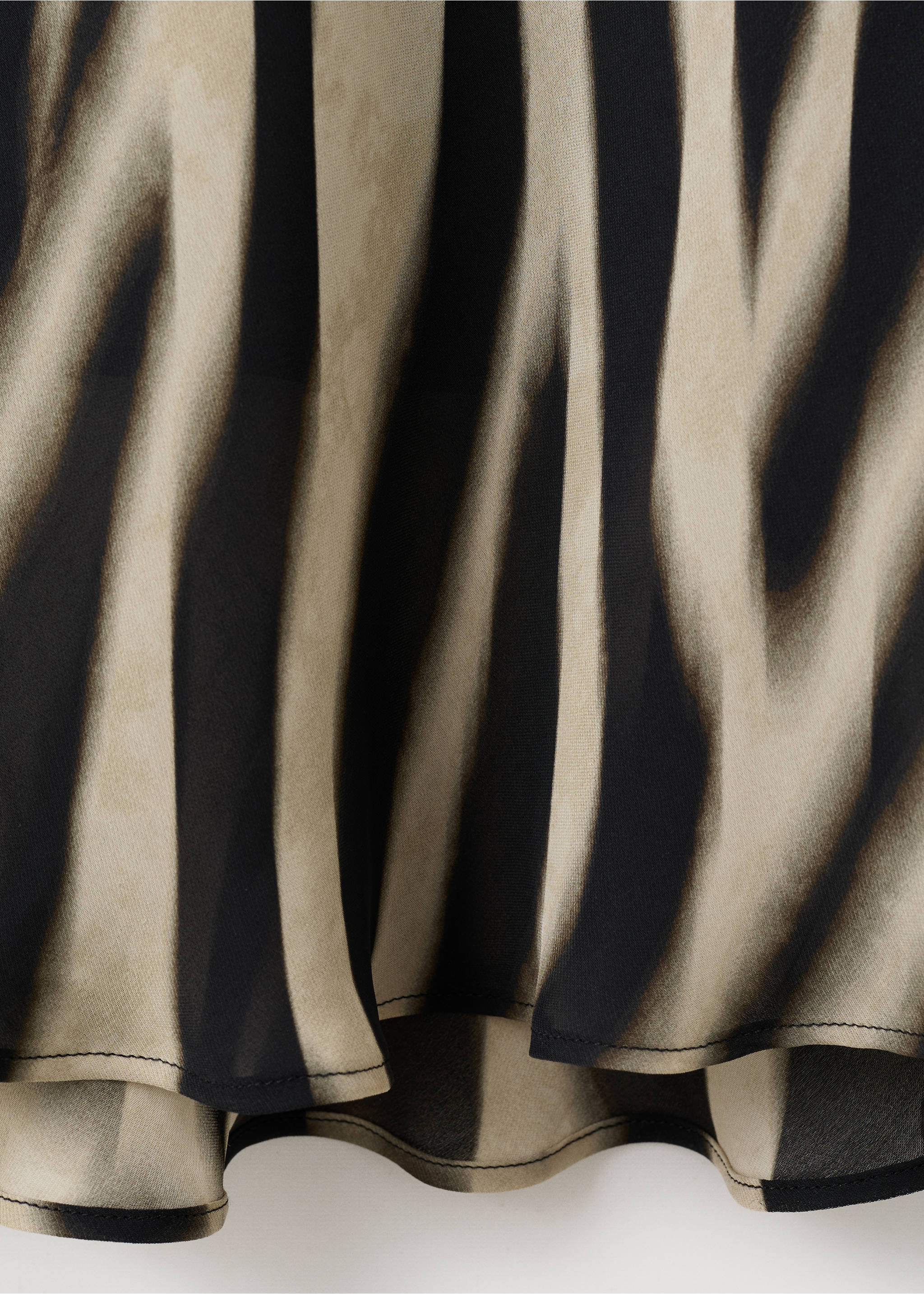 Robe évasée imprimé animal - Détail de l'article 8, Noir. Ref: 27014105-00.