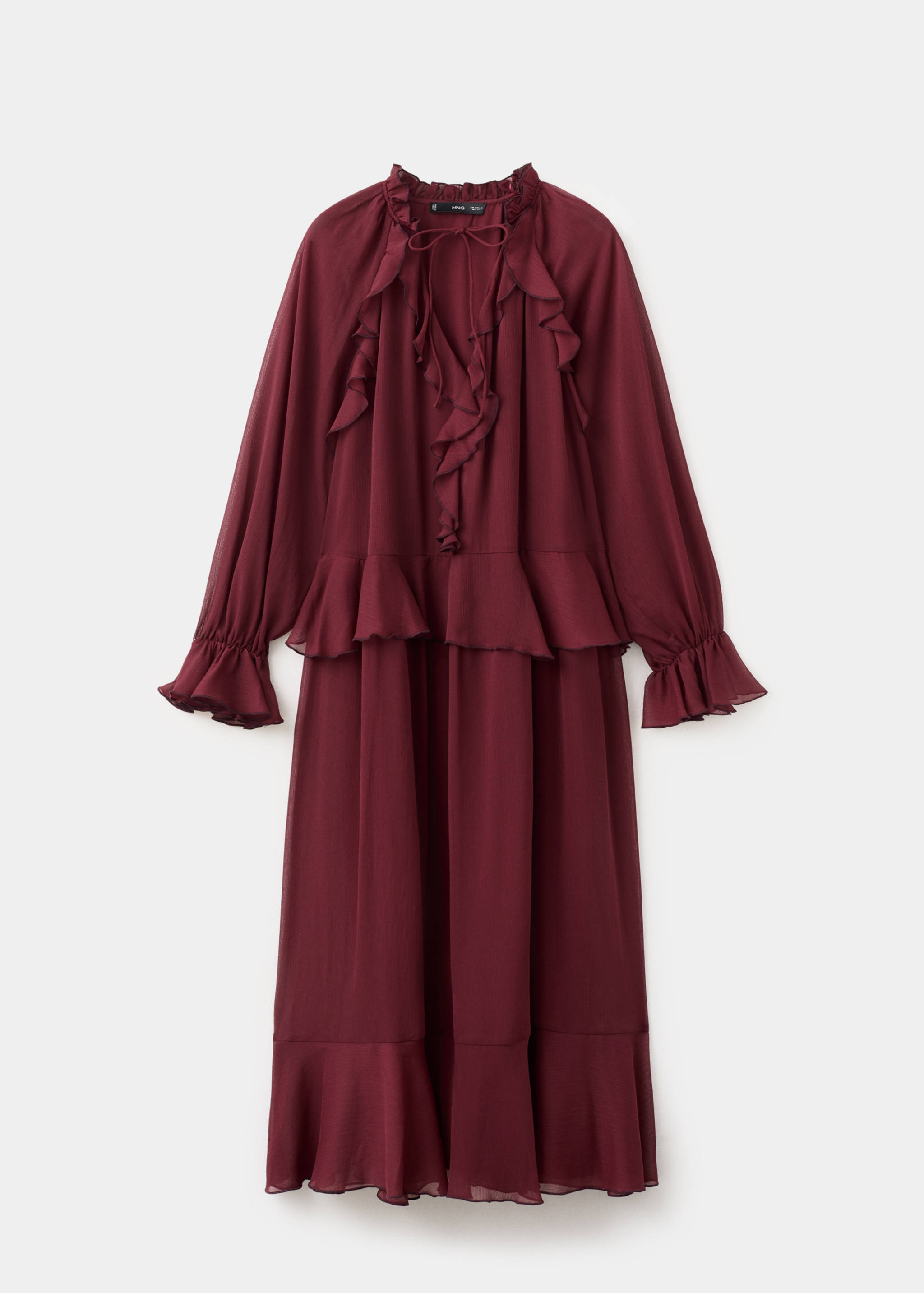 Robe longue à volants - Article sans modèle