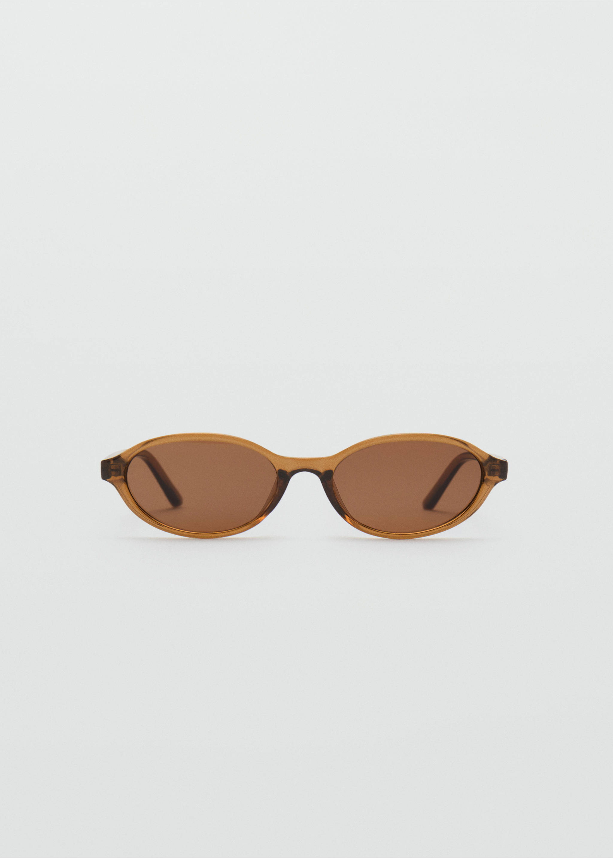 Rectangular-frame sunglasses - Article without model, Brown. Ref: 27014409-00.