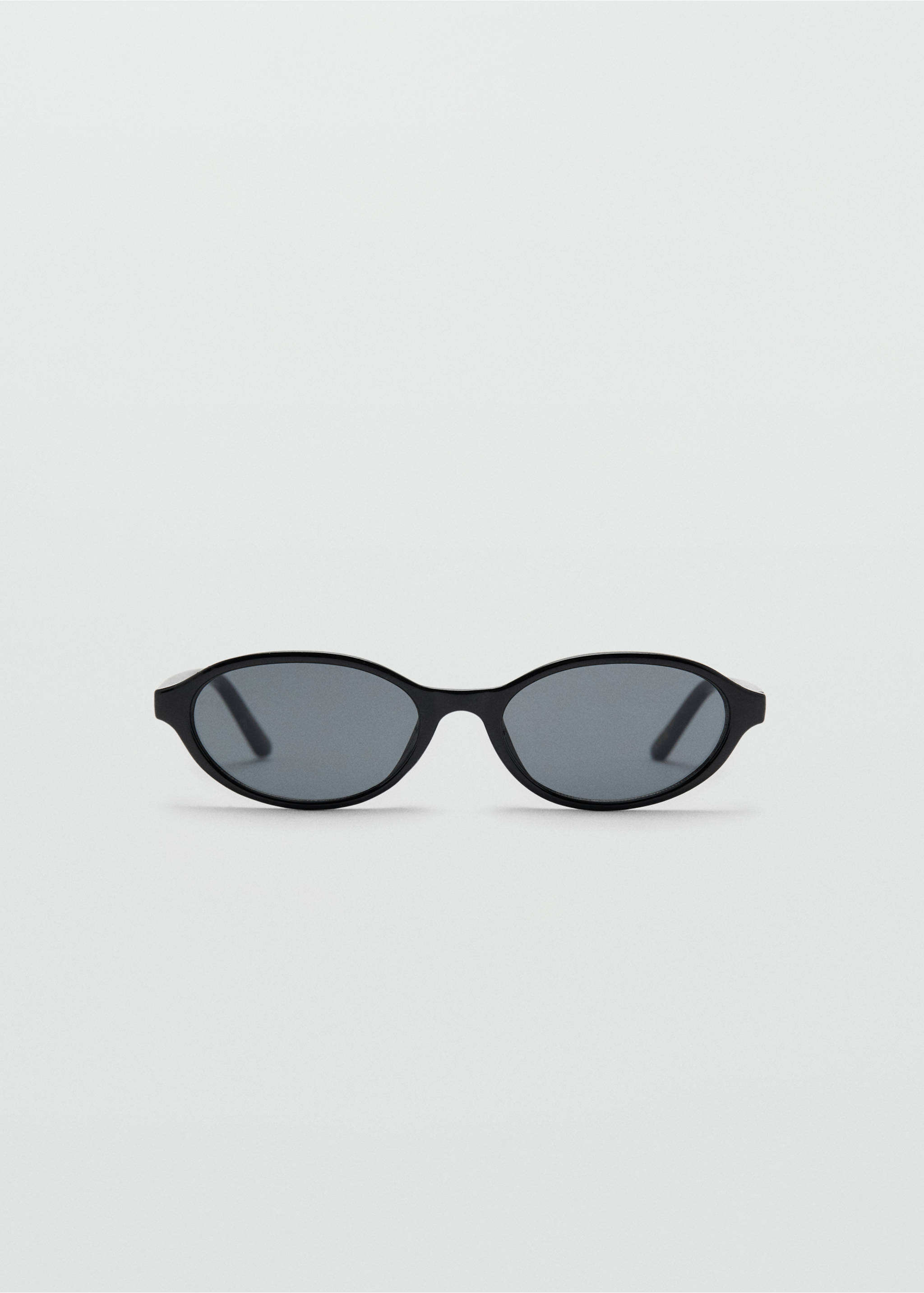 Rectangular-frame sunglasses - Article without model, Black. Ref: 27014409-00.