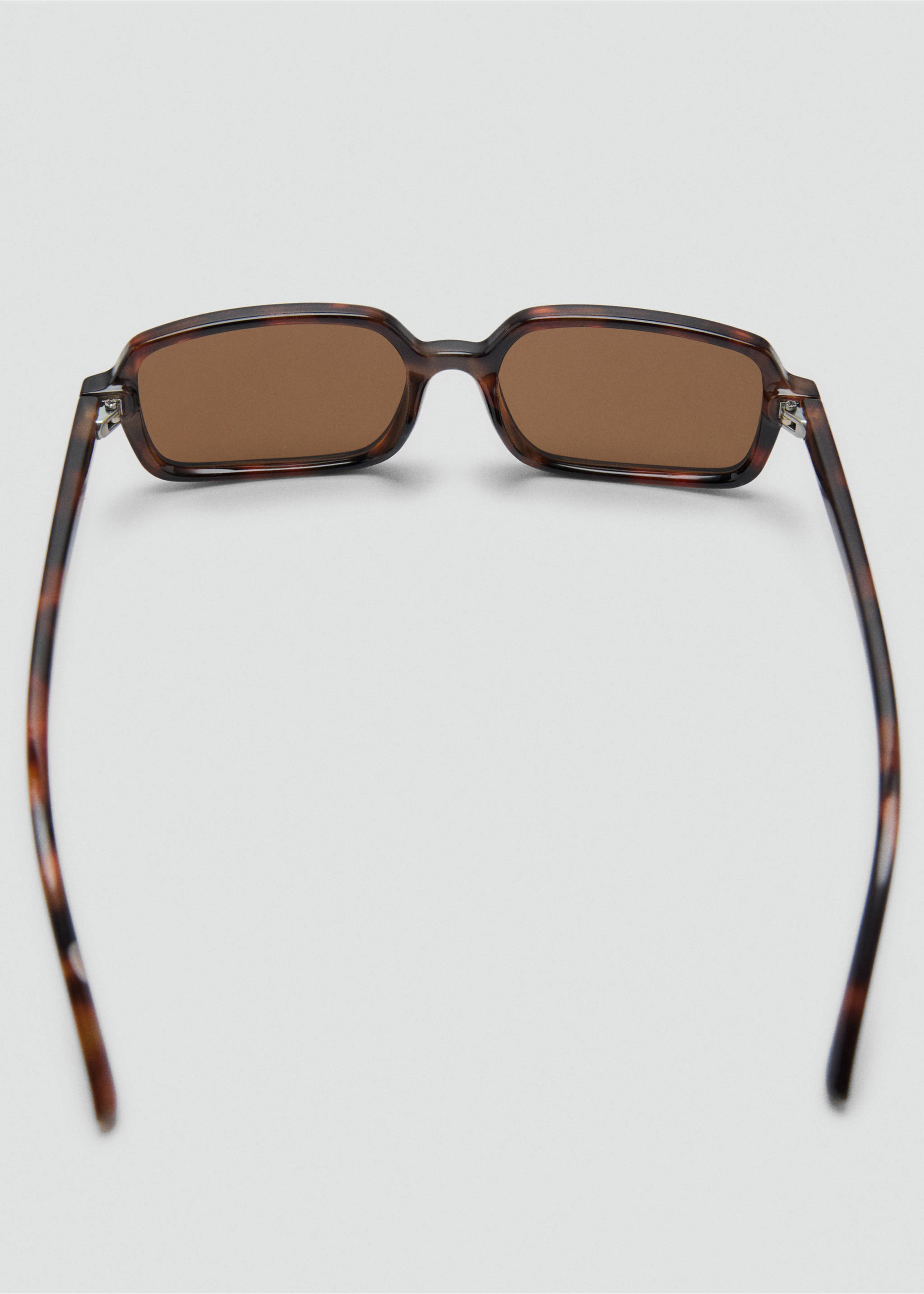 Semi-transparent frame sunglasses - Details of the article 1, Chocolate. Ref: 27014410-00.