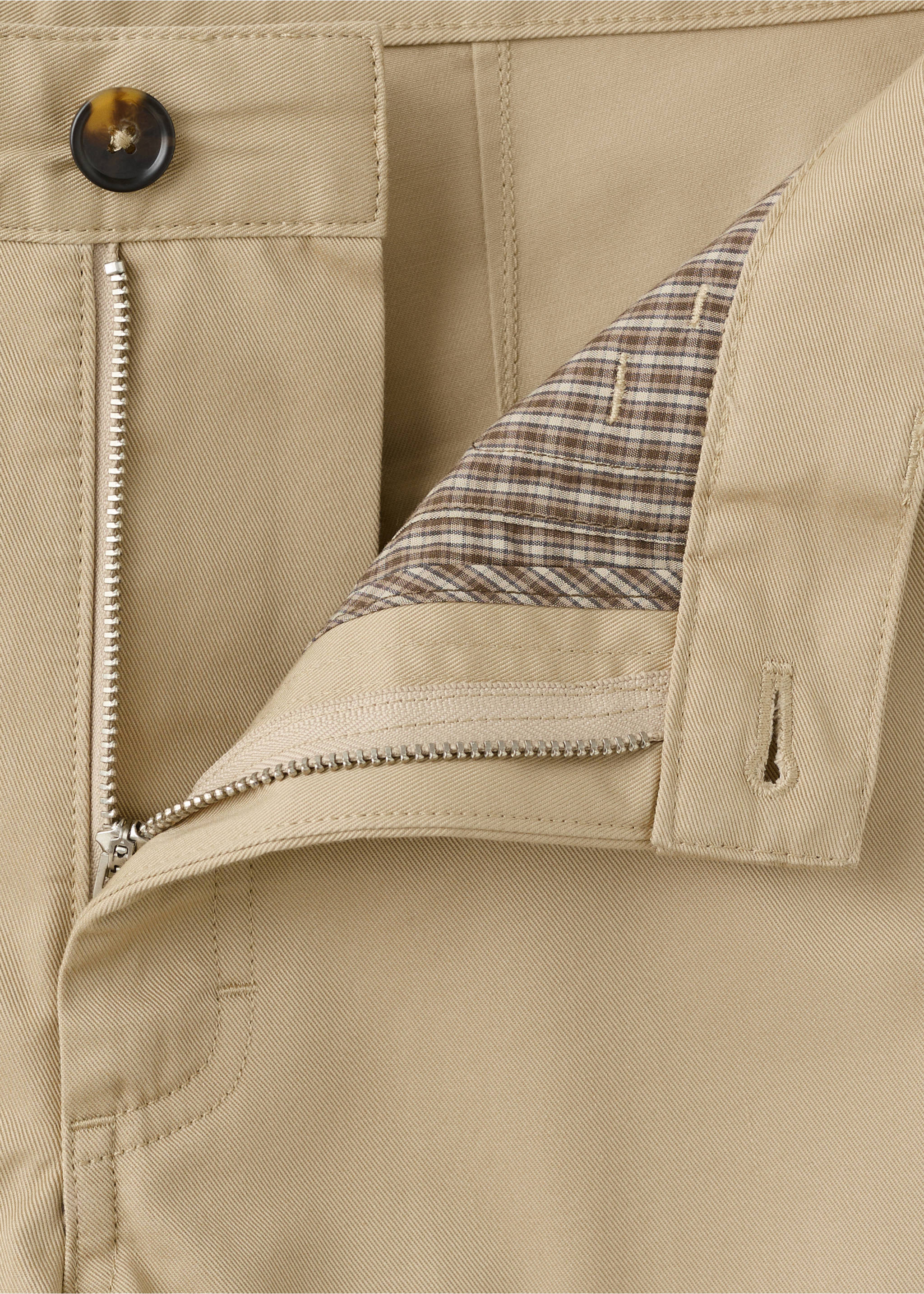 Брюки карго из 100% хлопка - Деталь изделия 8, Бежевый. Ref: 27014412-00.