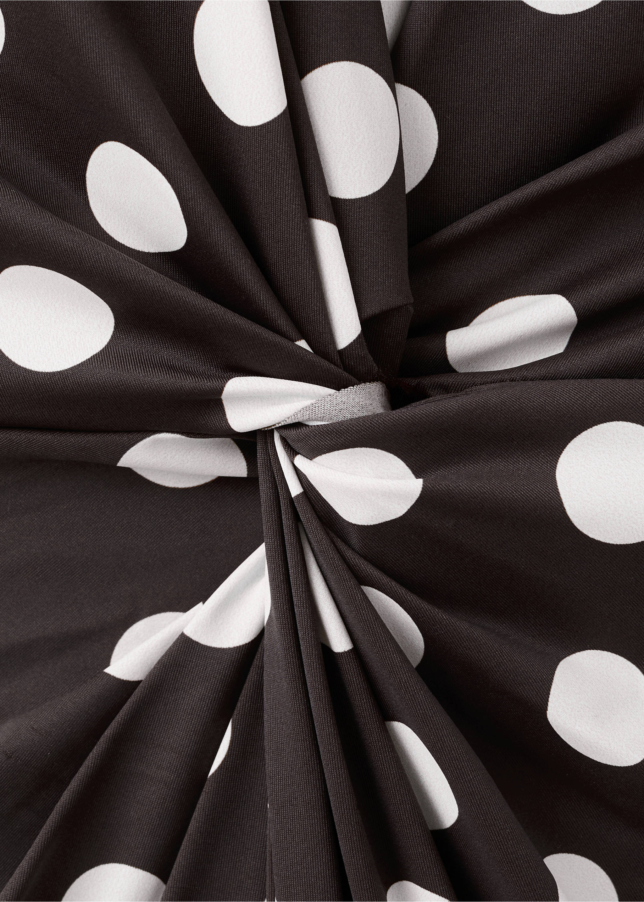 Maillot de bain emmanchures américaines à pois - Détail de l'article 8, Marron. Ref: 27014416-00.