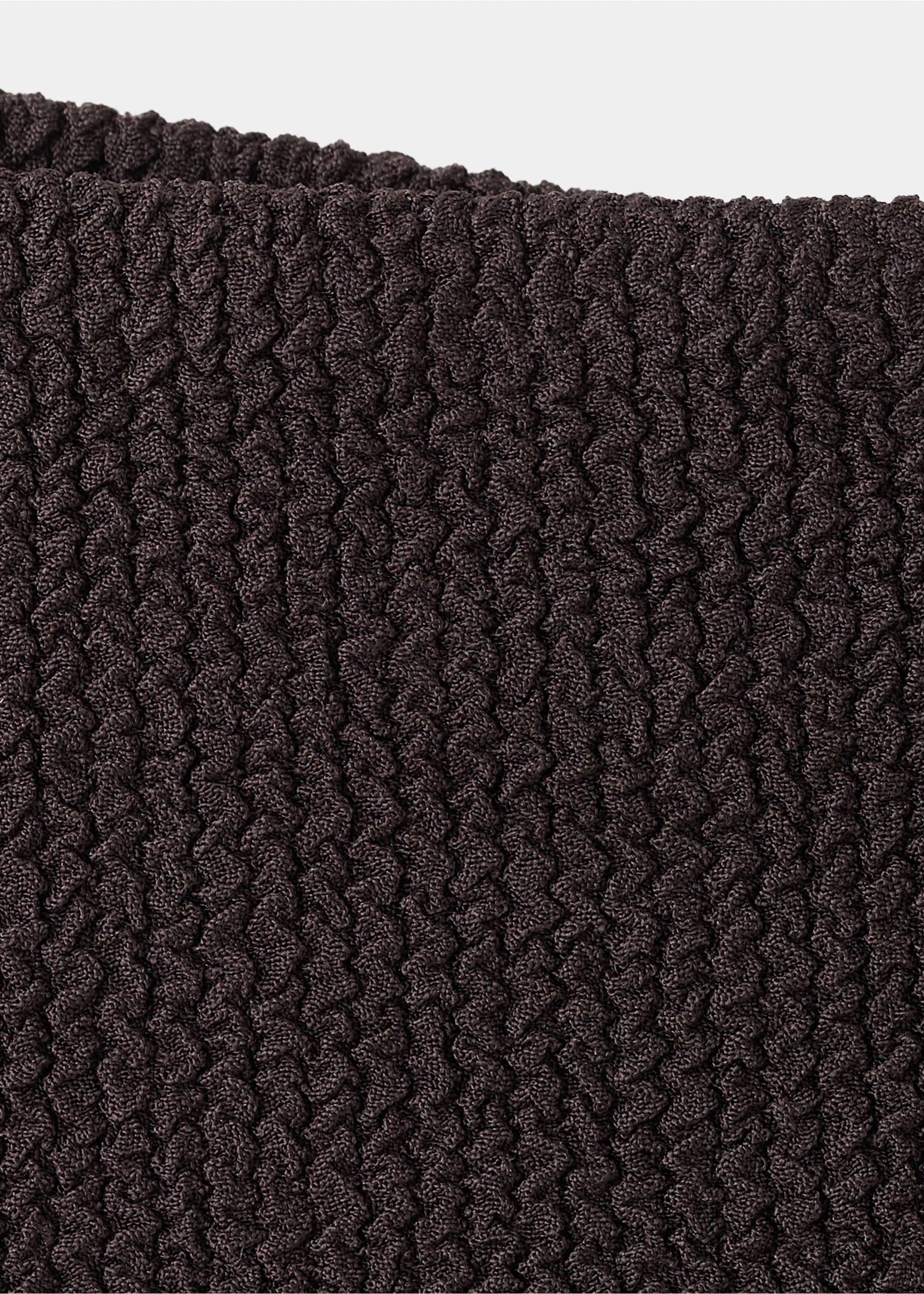 Brazilian textured bikini bottoms - Details of the article 0, Brown. Ref: 27014418-00.