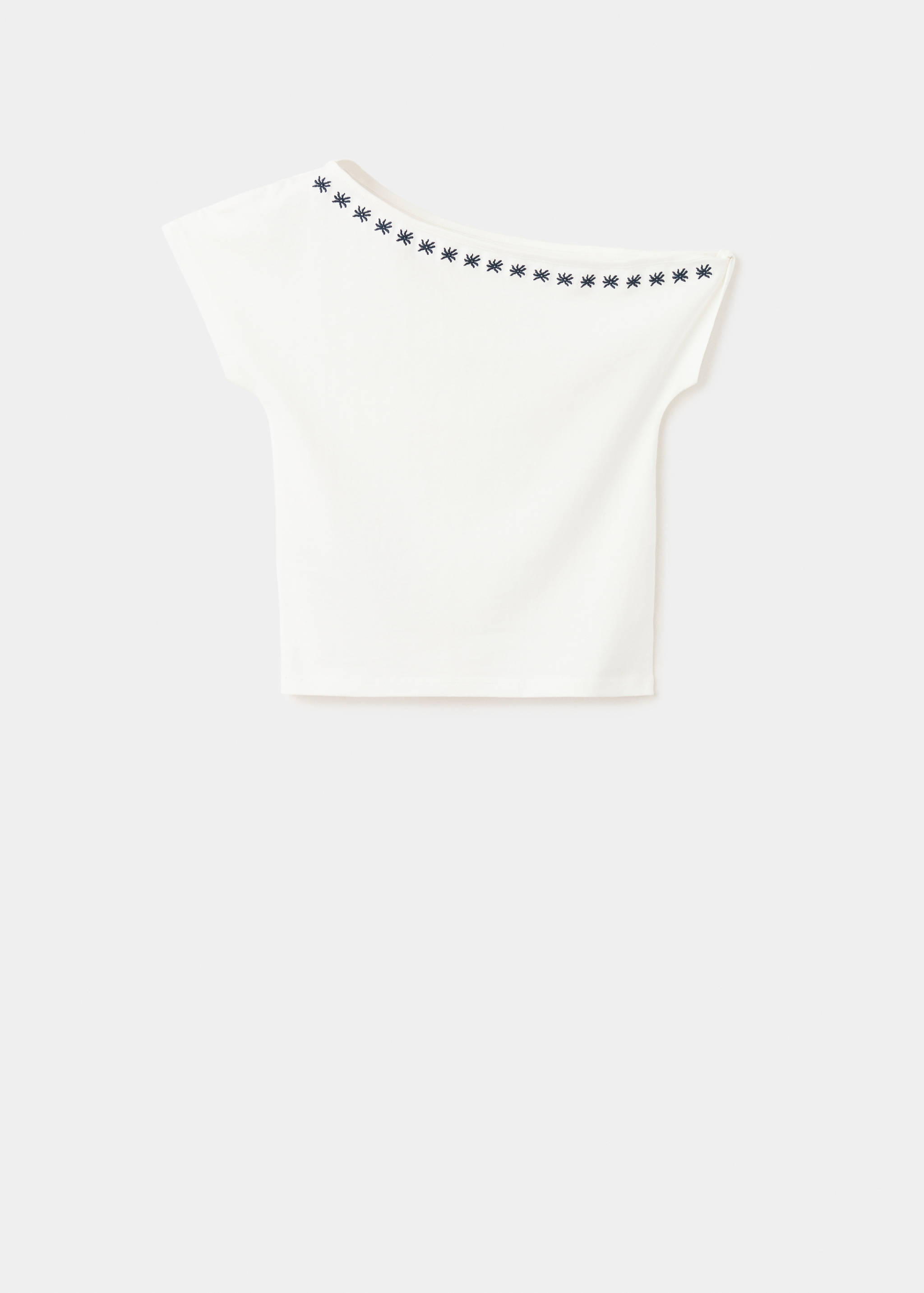 Asymmetrical crop top - Article without model