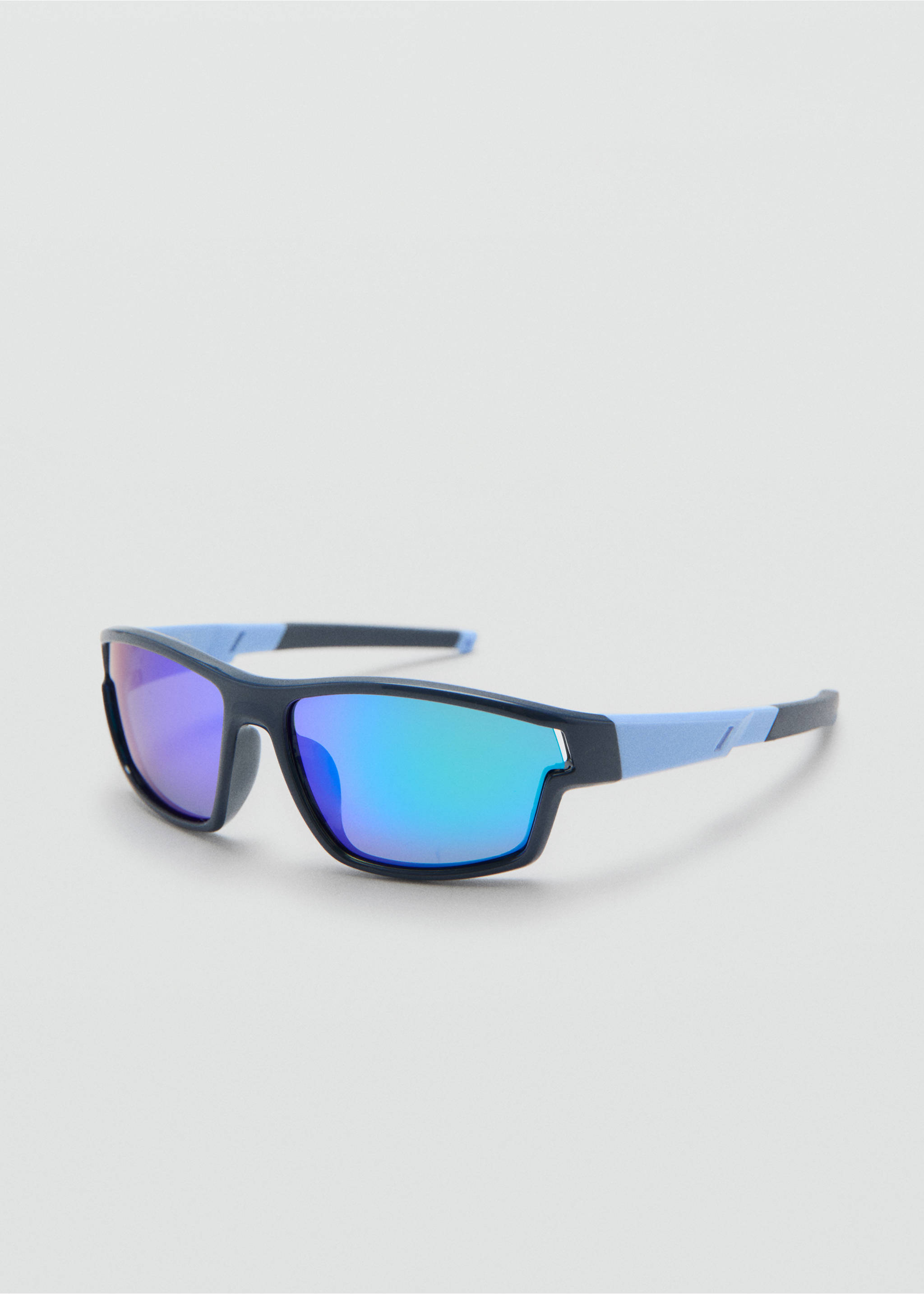 Gafas de sol rectangulares - Plano medio, Azul. Ref: 27014424-00.