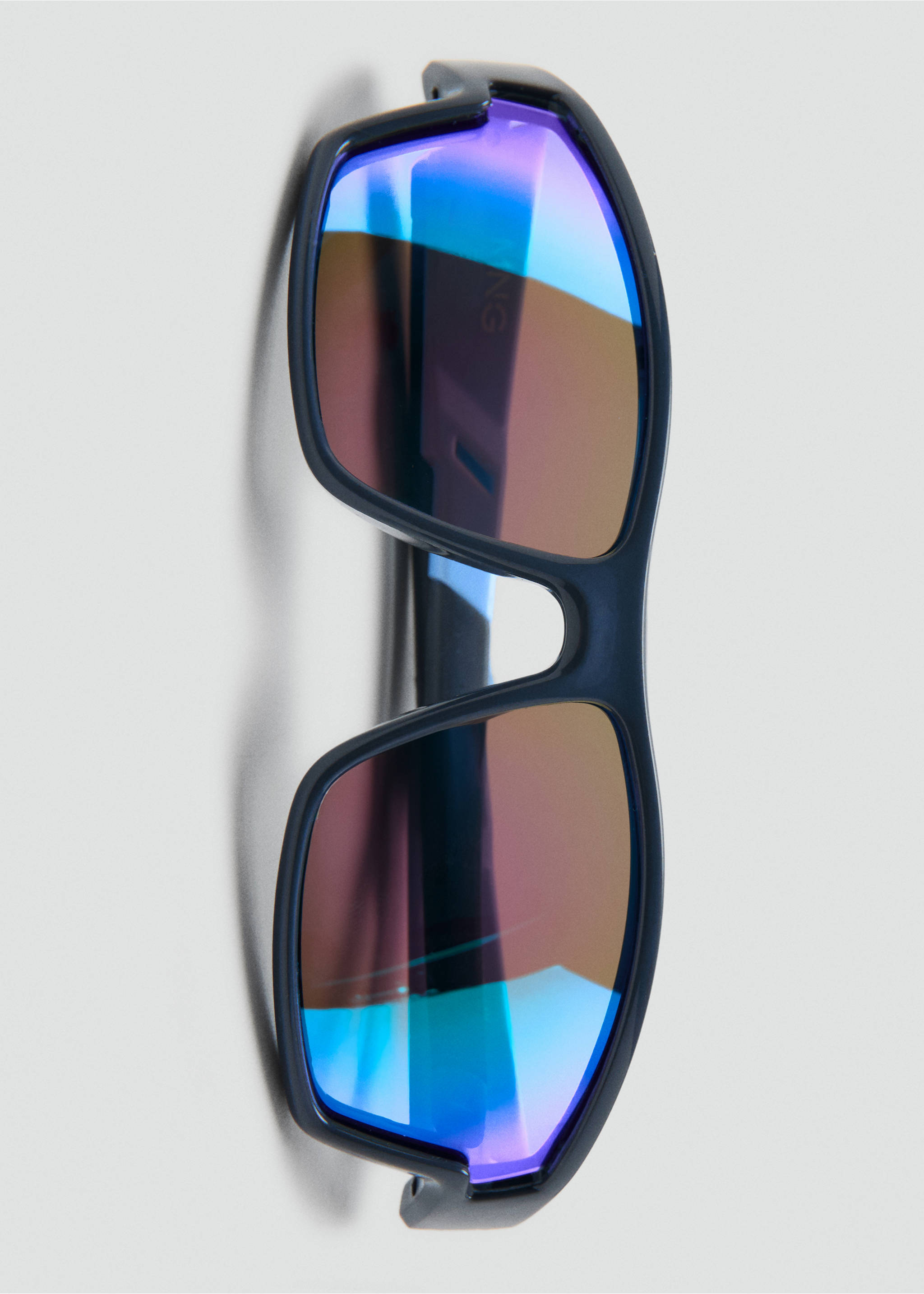 Gafas de sol rectangulares - Detalle del artículo 2, Azul. Ref: 27014424-00.