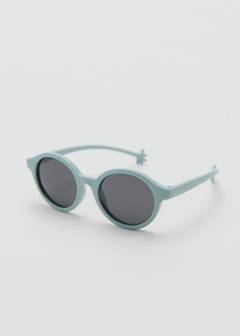 Flexible round sunglasses — Aqua Green 2