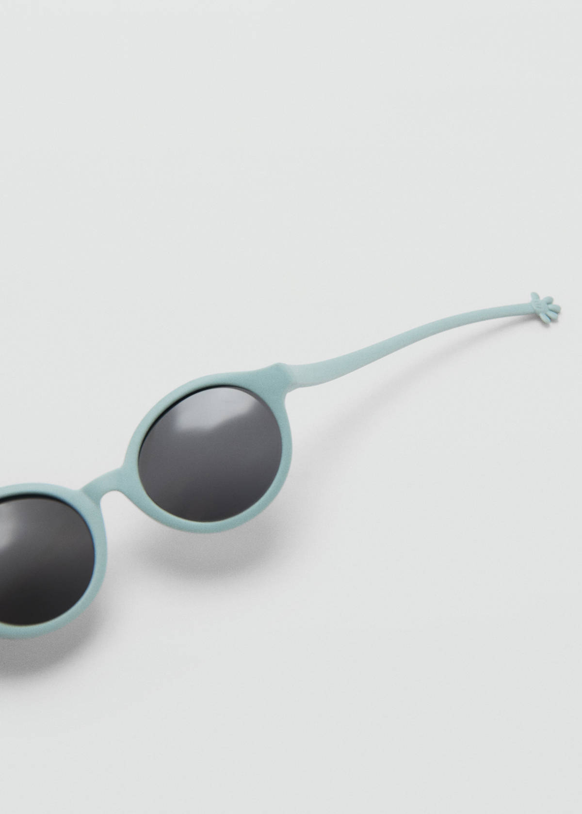 Flexible round sunglasses — Aqua Green