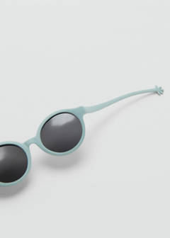 Flexible round sunglasses — Aqua Green 3