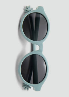 Flexible round sunglasses — Aqua Green 4
