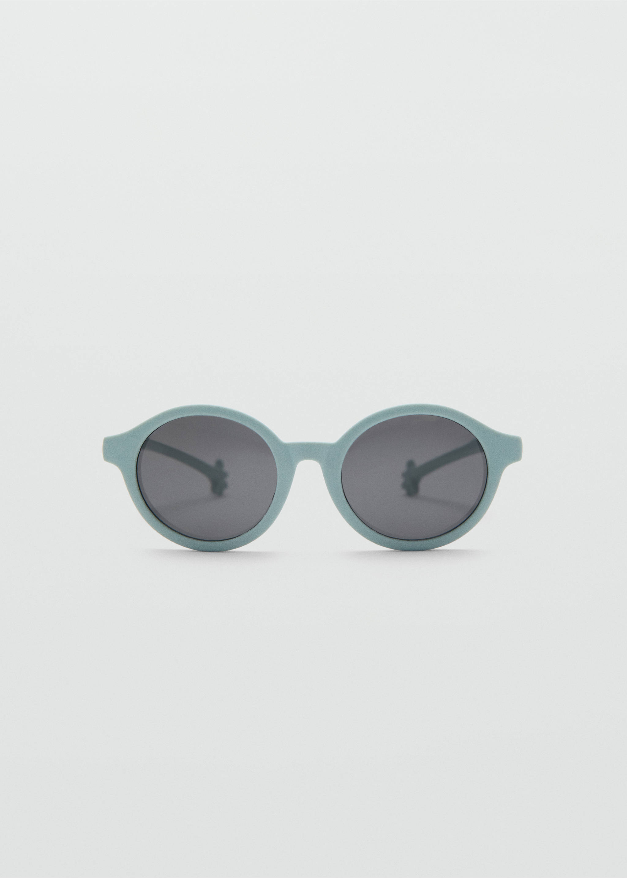 Flexible round sunglasses - Article without model, Aqua Green. Ref: 27014426-00.