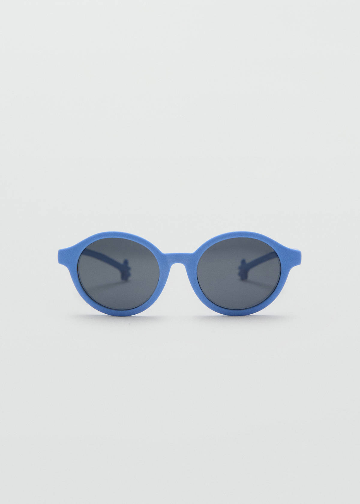 Flexible round sunglasses — Blue