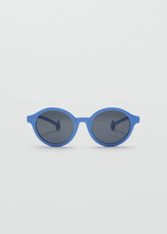 Flexible round sunglasses — Blue 1
