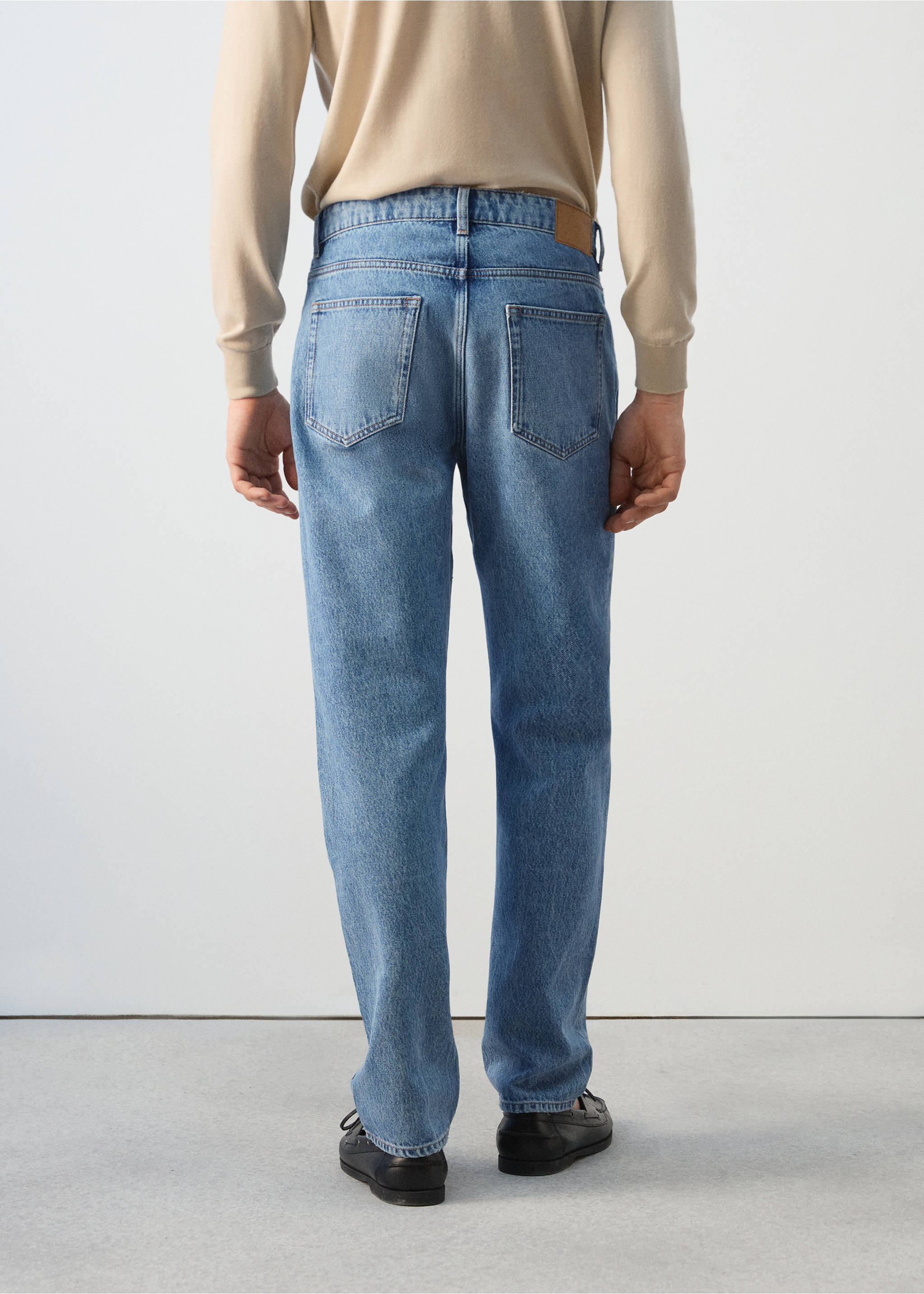 Bob regular-fit jeans - Reverse of the article, Medium Blue. Ref: 27014431-00.
