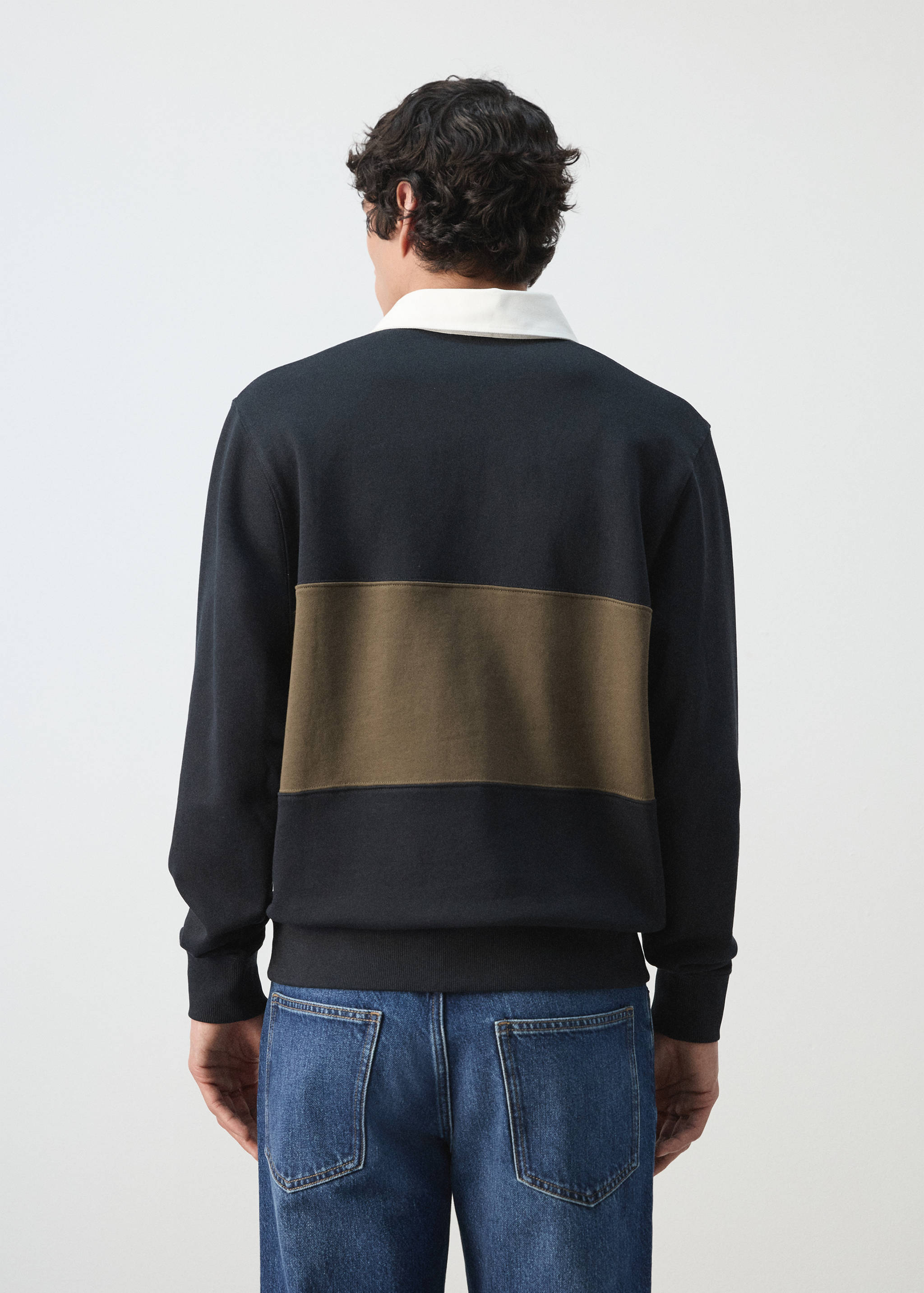 Sudadera polo 100% algodón - Reverso del artículo