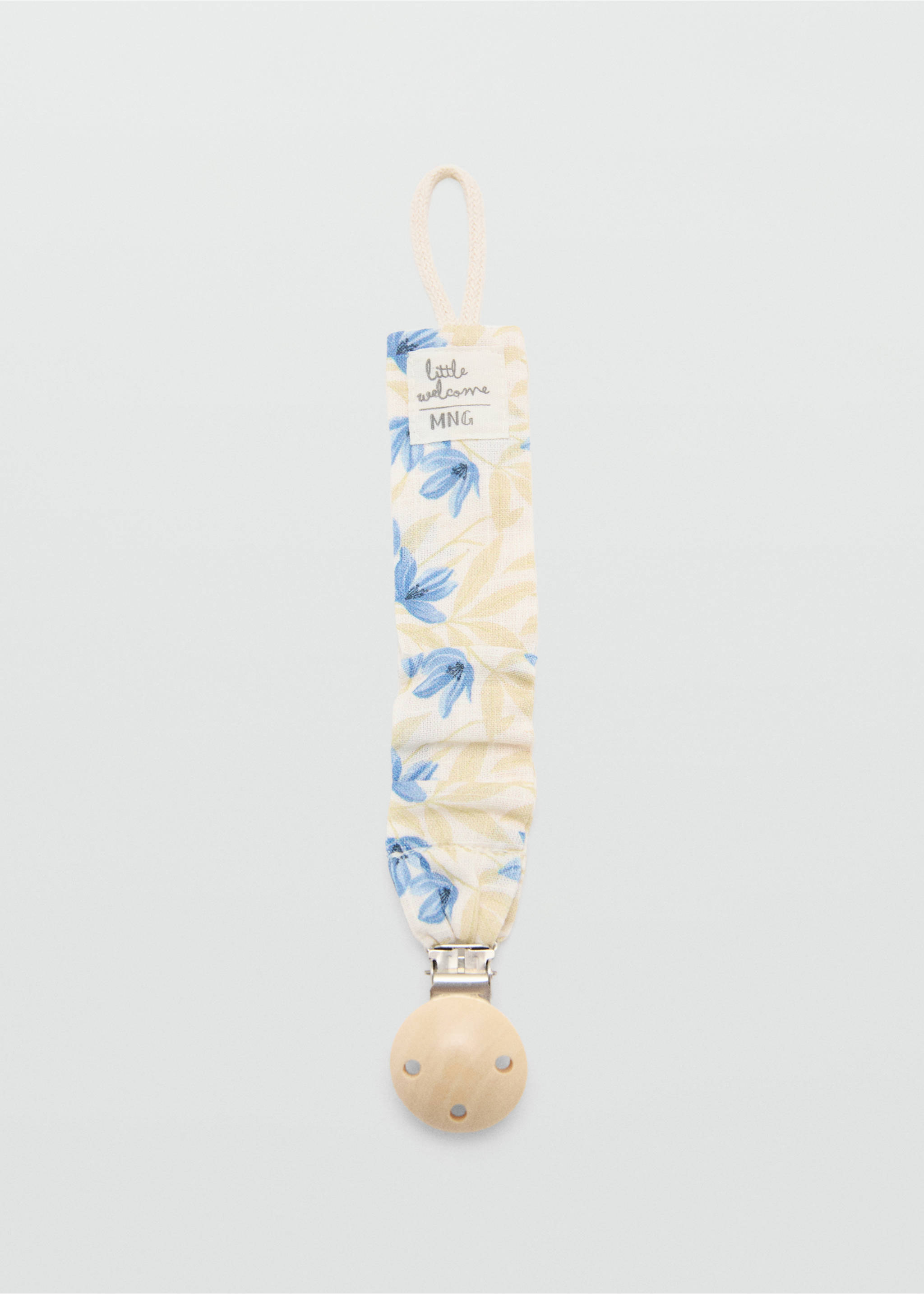 Chupetero algodón floral - Artículo sin modelo, Amarillo. Ref: 27014441-00.