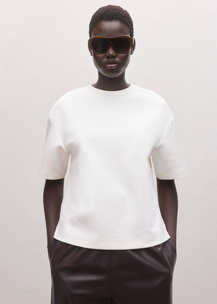Oversized cotton t-shirt — Off White