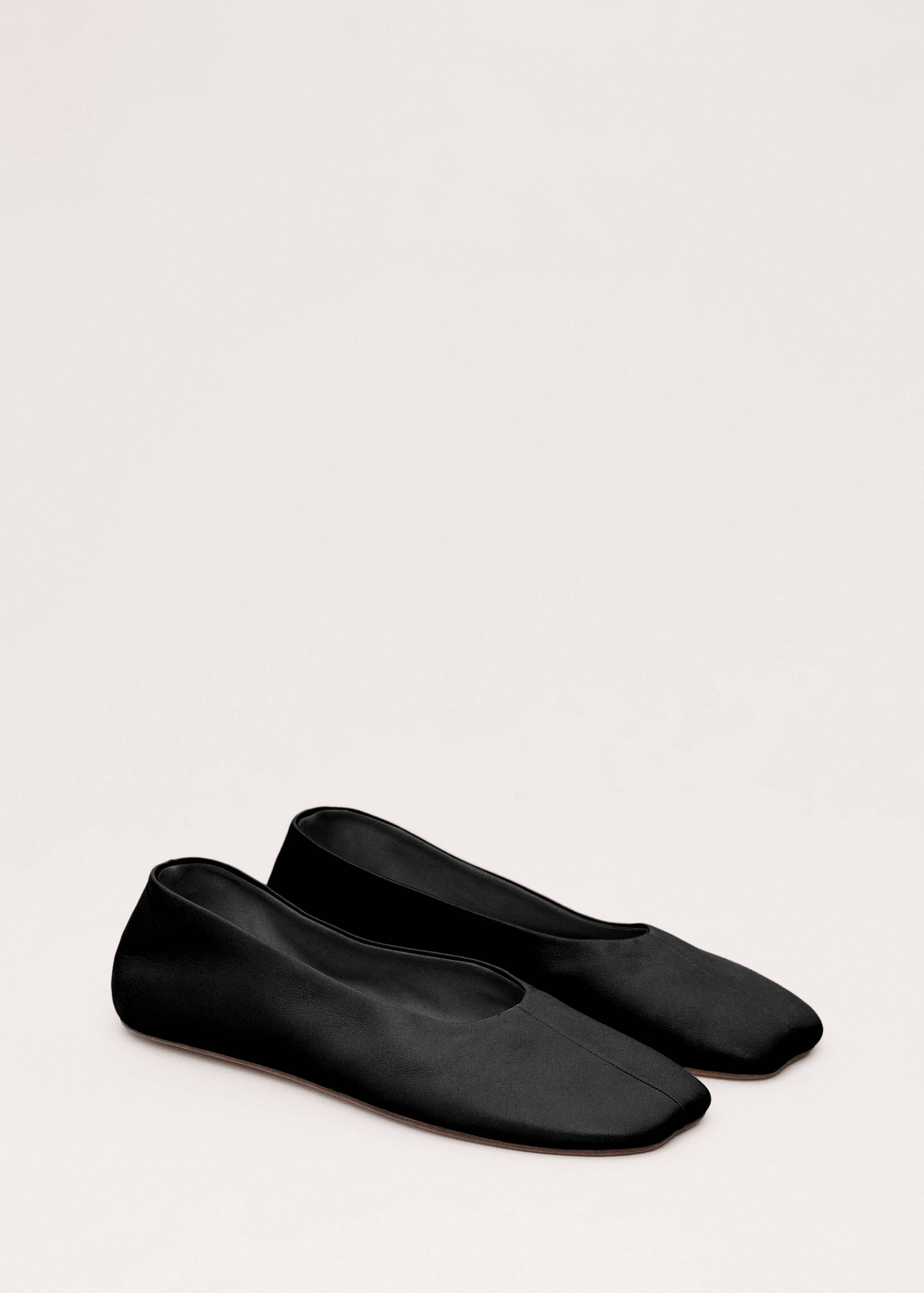 Leather ballet flats - Medium plane