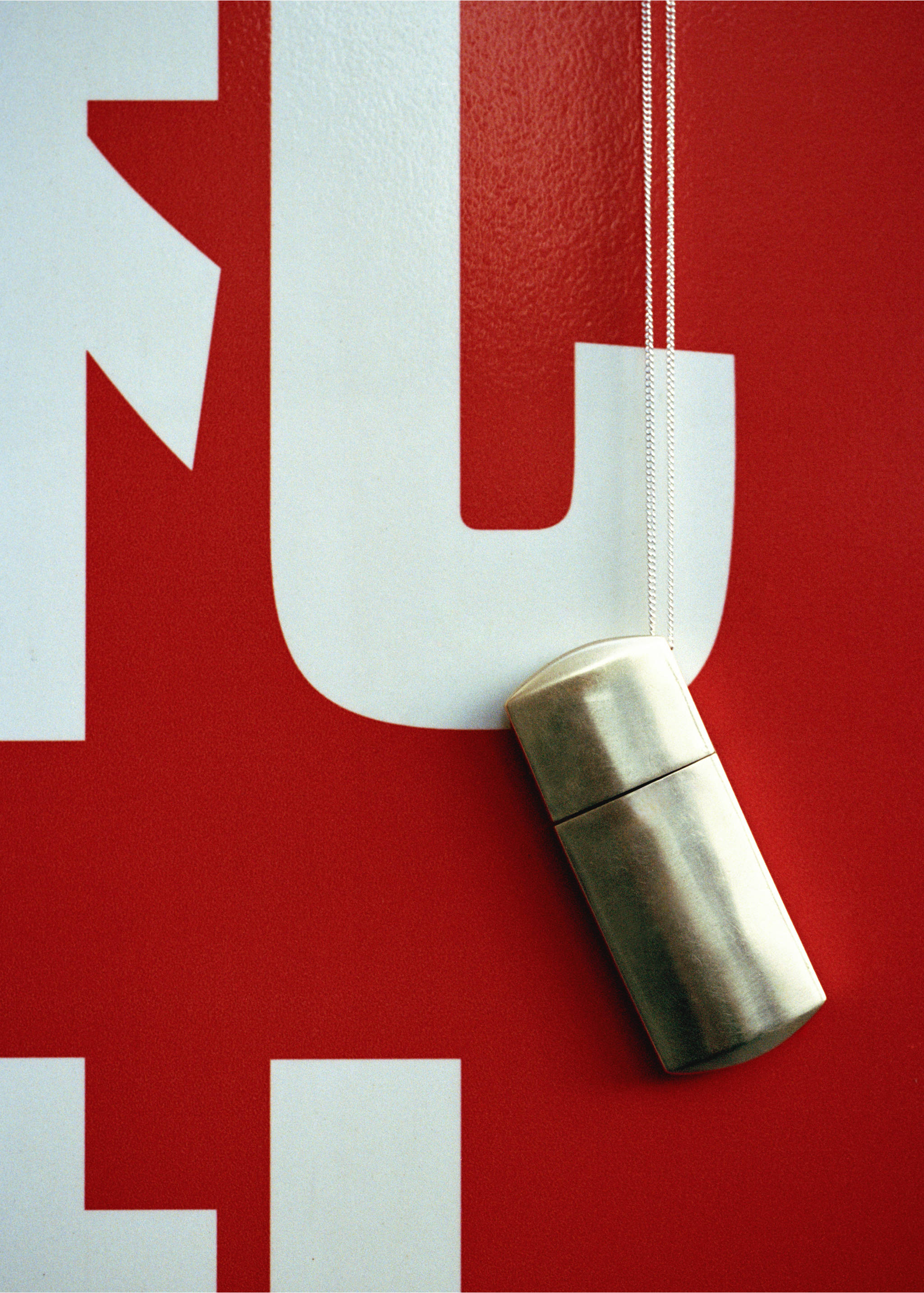 Metalen hanger met medaillon ketting - Overzichtstekening, Zilver. Ref: 27014445-00.