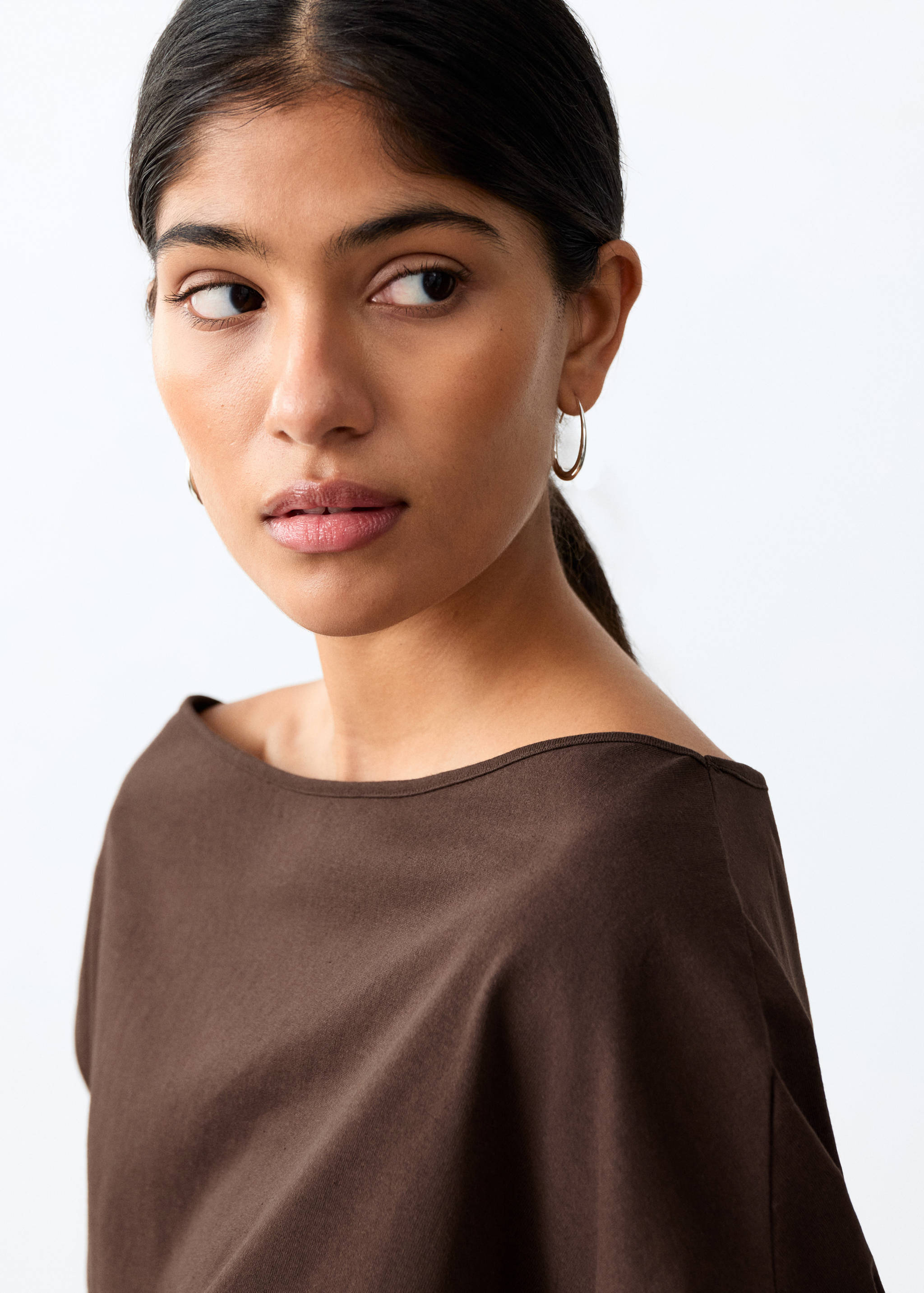 Samarreta coll barca frunzida - Detall de l'article 1