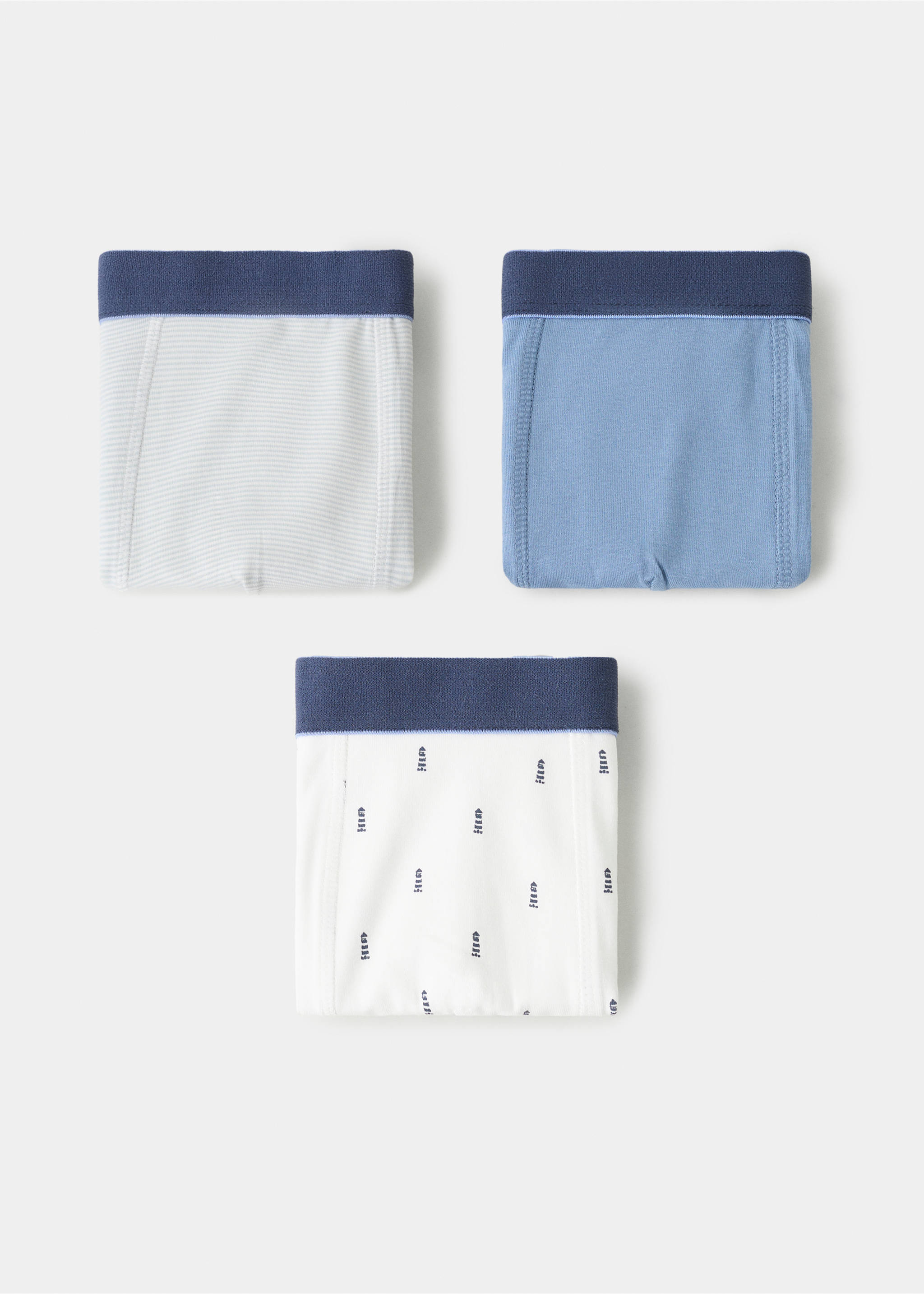 Pack 3 calzoncillos combinados - Artículo sin modelo, Azul. Ref: 27014771-00.