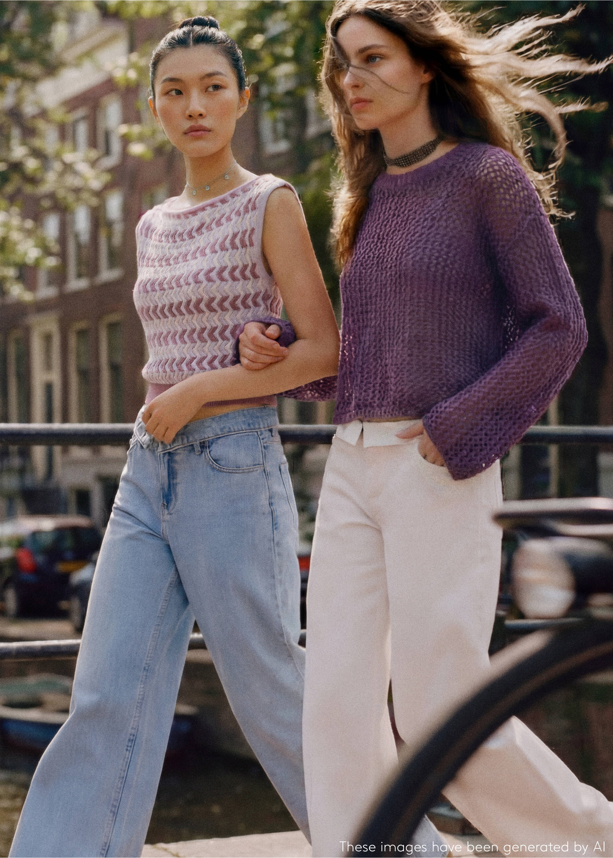 Πουλόβερ με πλέξη δαντέλα - Λεπτομέρεια του προϊόντος 5, Μωβ. Ref: 27014772-00.