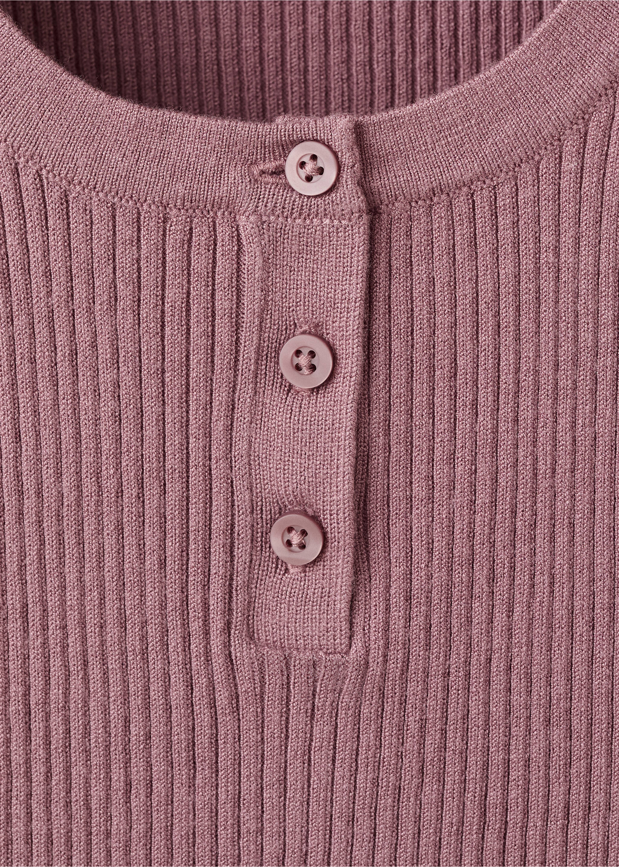 Трикотажная футболка в рубчик - Деталь изделия 8, Розовый. Ref: 27014773-00.