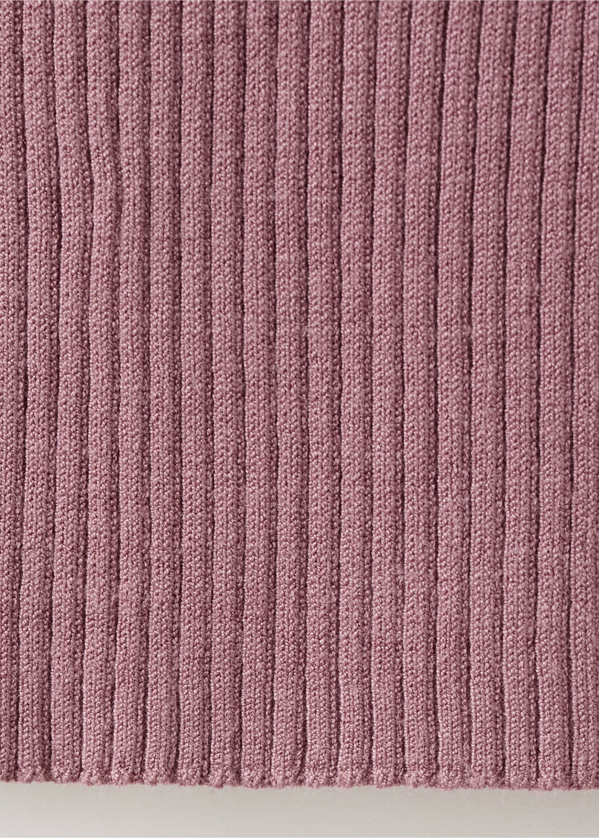 Трикотажная футболка в рубчик - Деталь изделия 0, Розовый. Ref: 27014773-00.