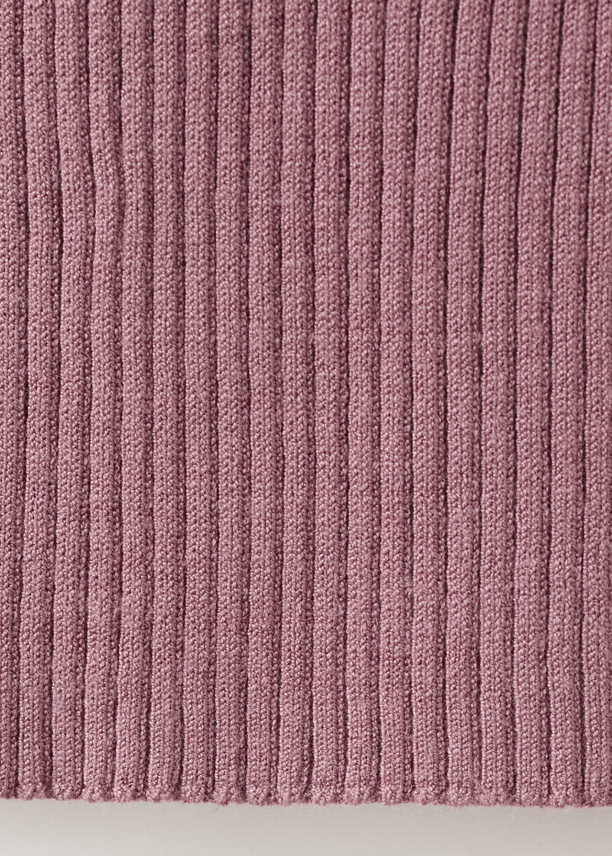 Ribbed  knit t-shirt - Details of the article 0