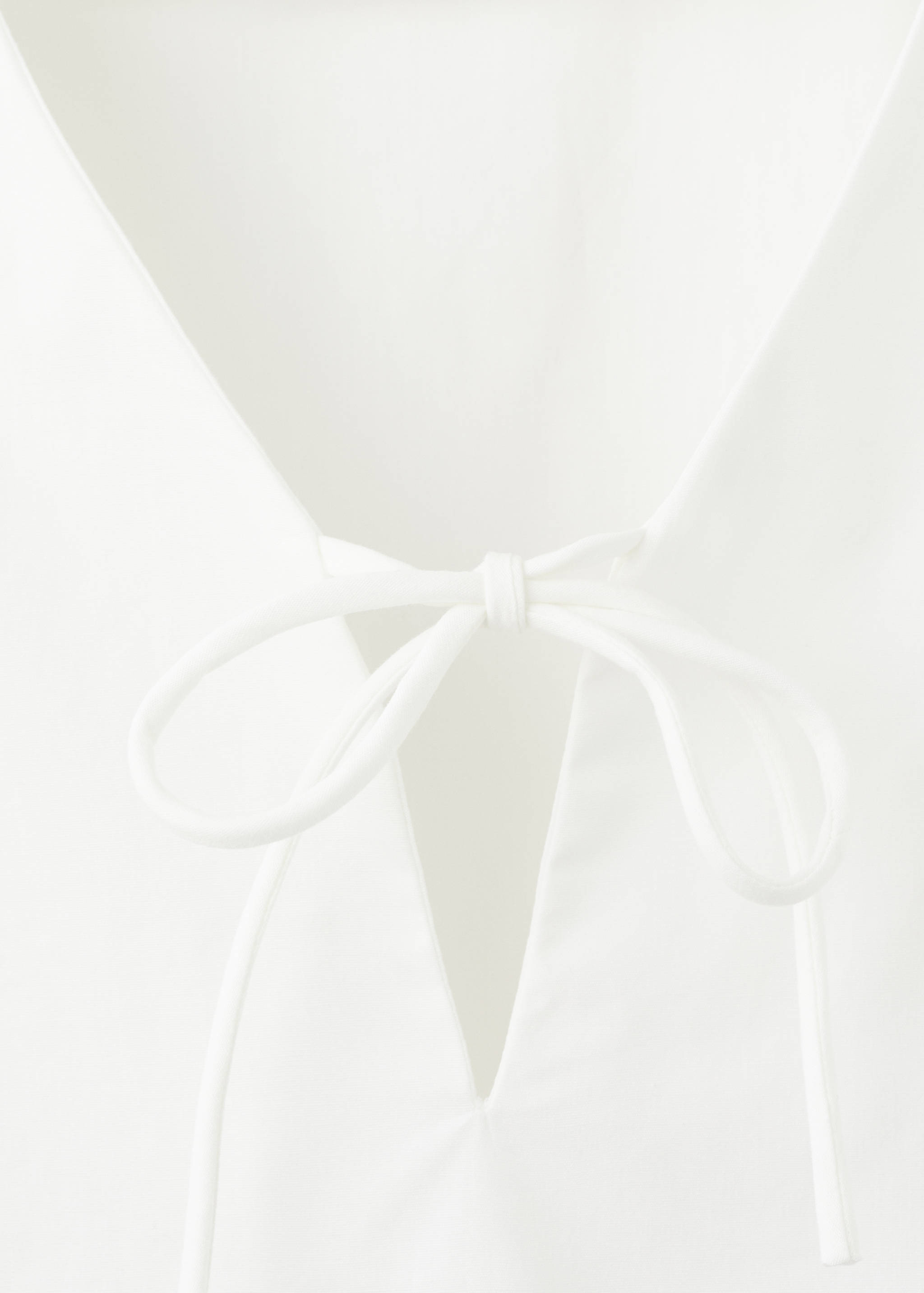 Bow cotton blouse - Details of the article 8