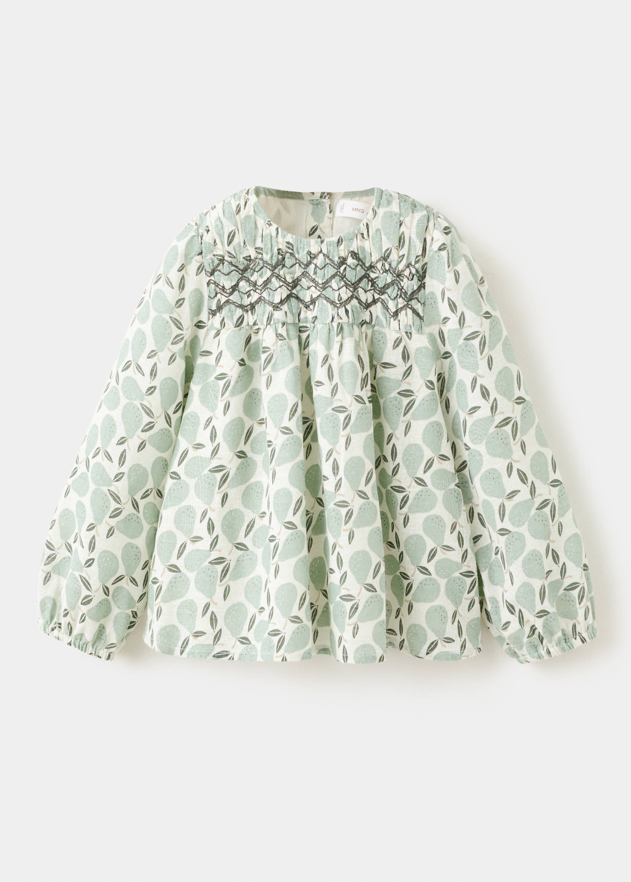 Blouse en coton à imprimé fruits - Article sans modèle