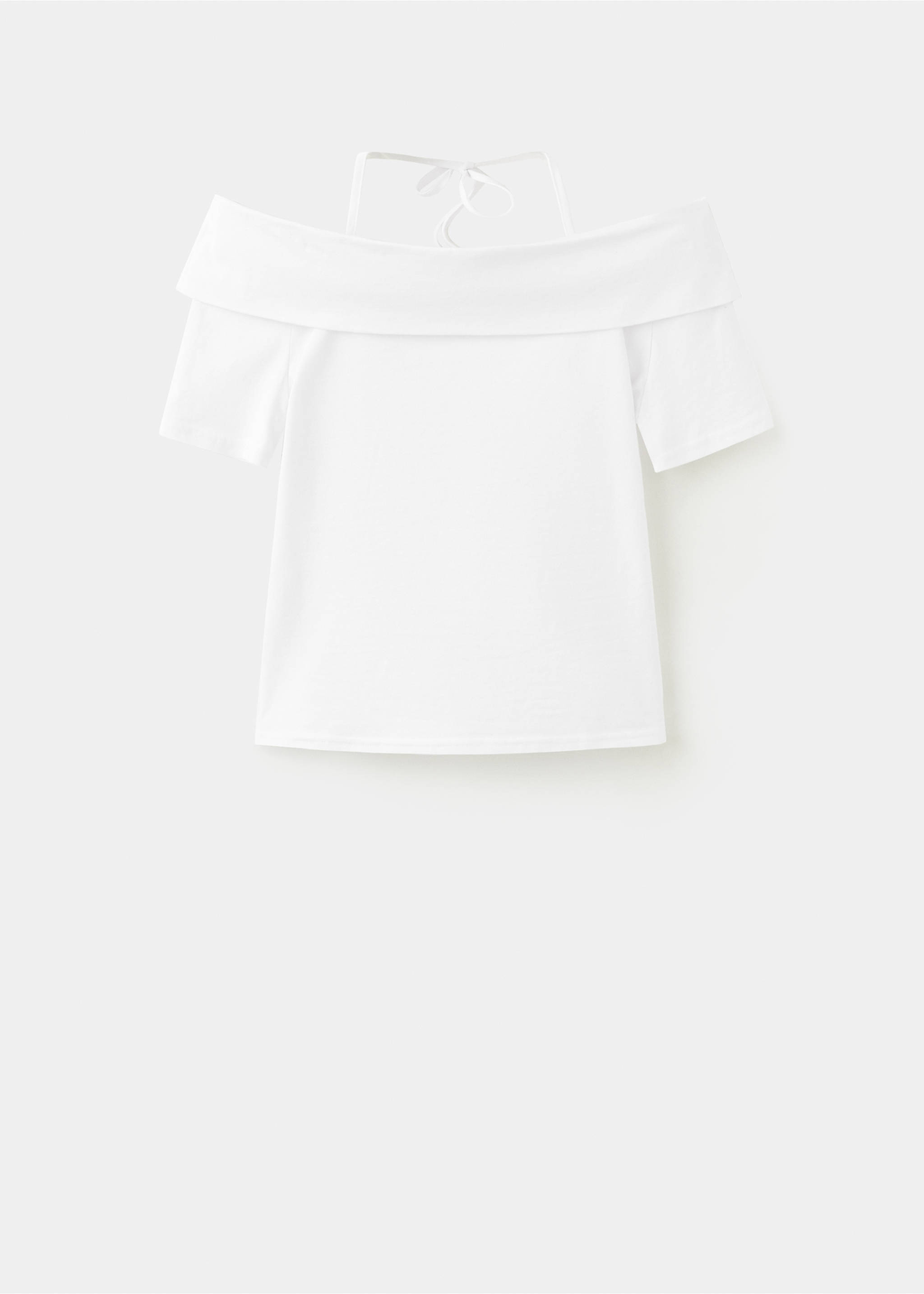 Off-shoulder top - Article without model, Off White. Ref: 27014781-00.