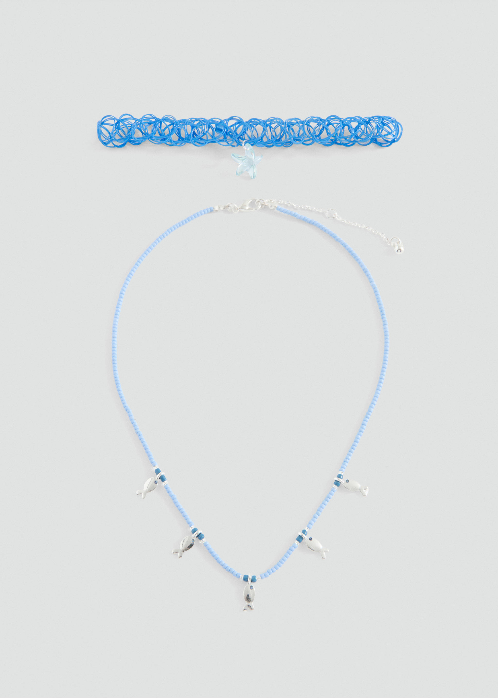 2 pack of necklaces - Article without model, Blue. Ref: 27014783-00.