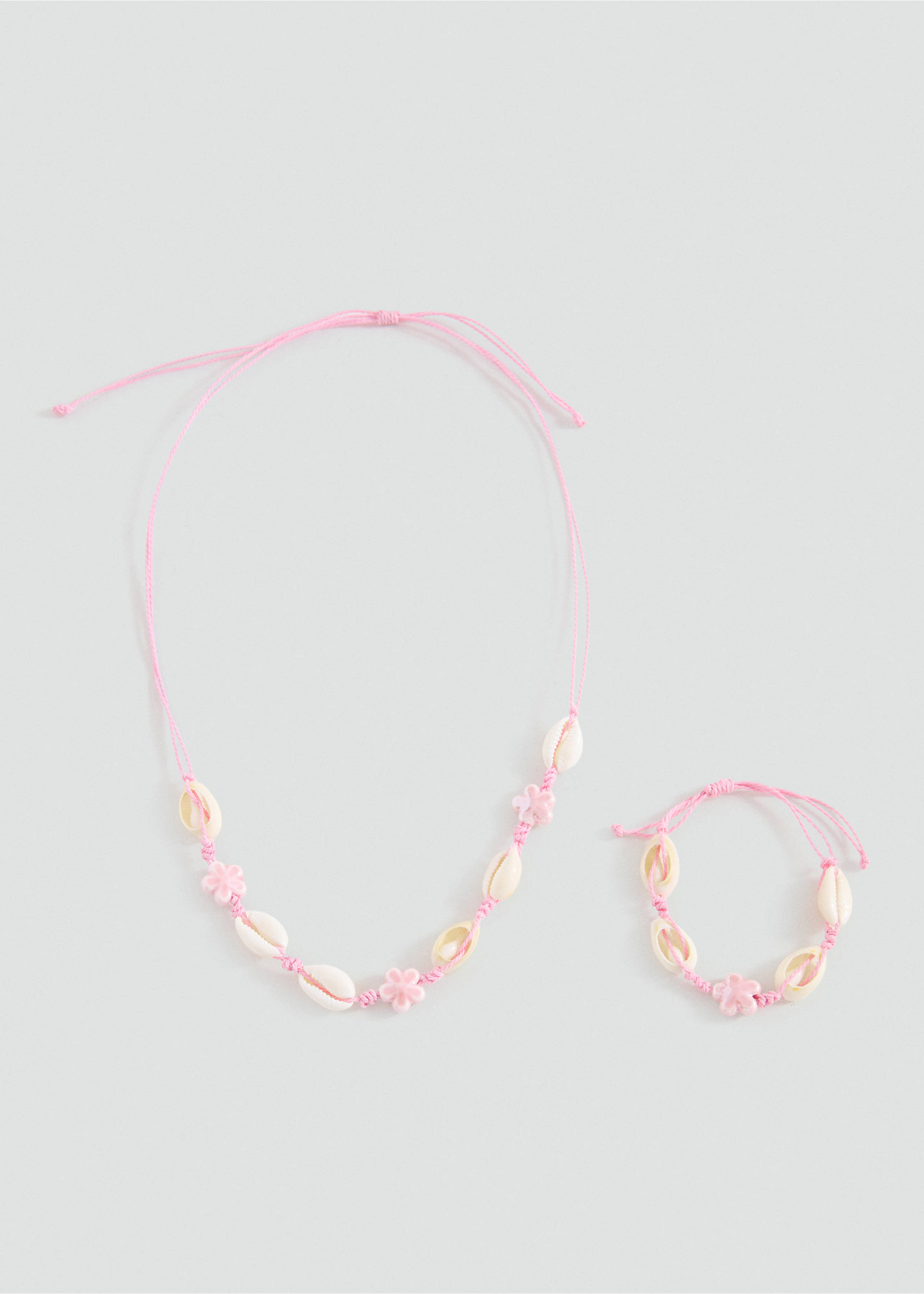 Bracelet necklace pack - Article without model, Pale Pink. Ref: 27014784-00.
