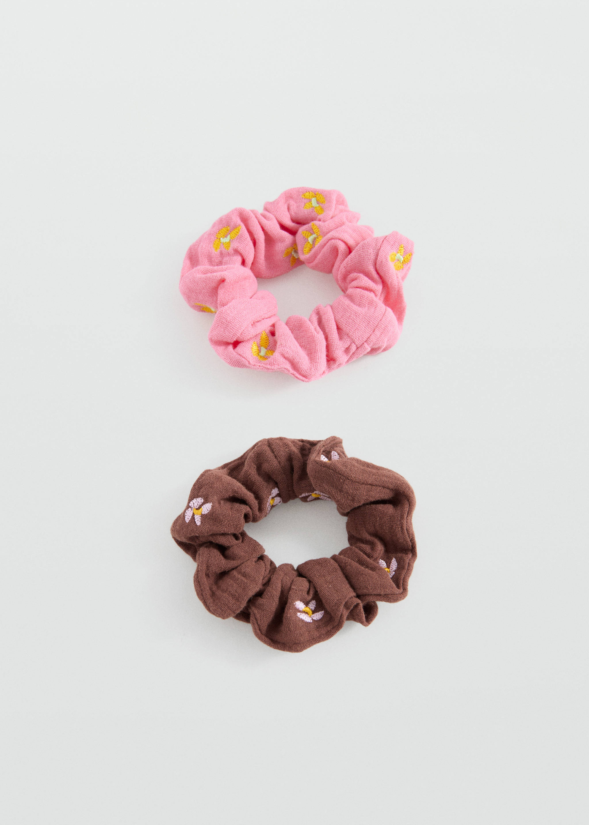Pack 2 flower scrunchies - Article without model