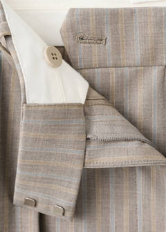 Wool blend suit trousers — Medium Brown 5