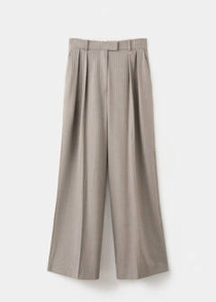 Wool blend suit trousers — Medium Brown 4