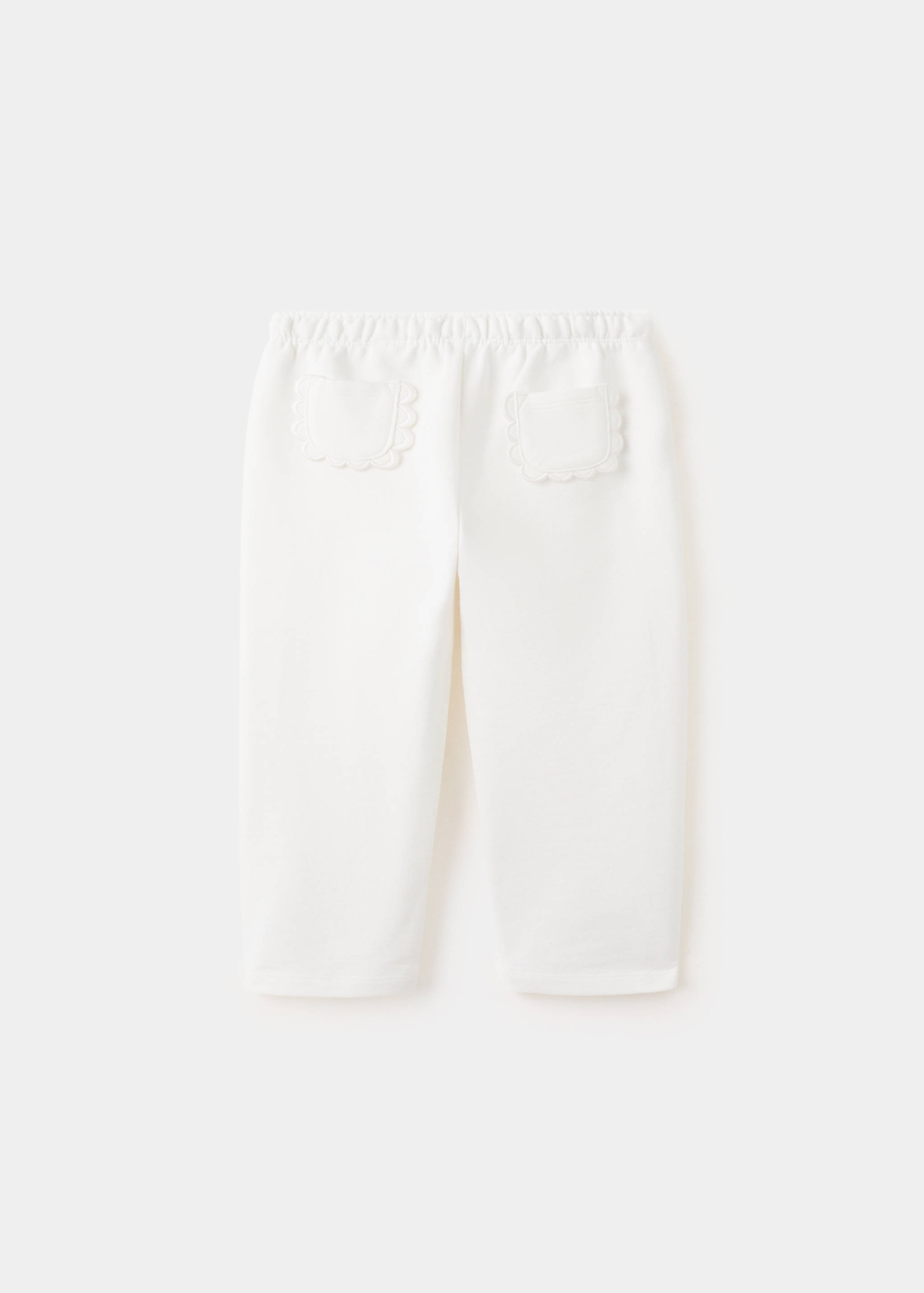 Pantalón recto algodón - Reverso del artículo