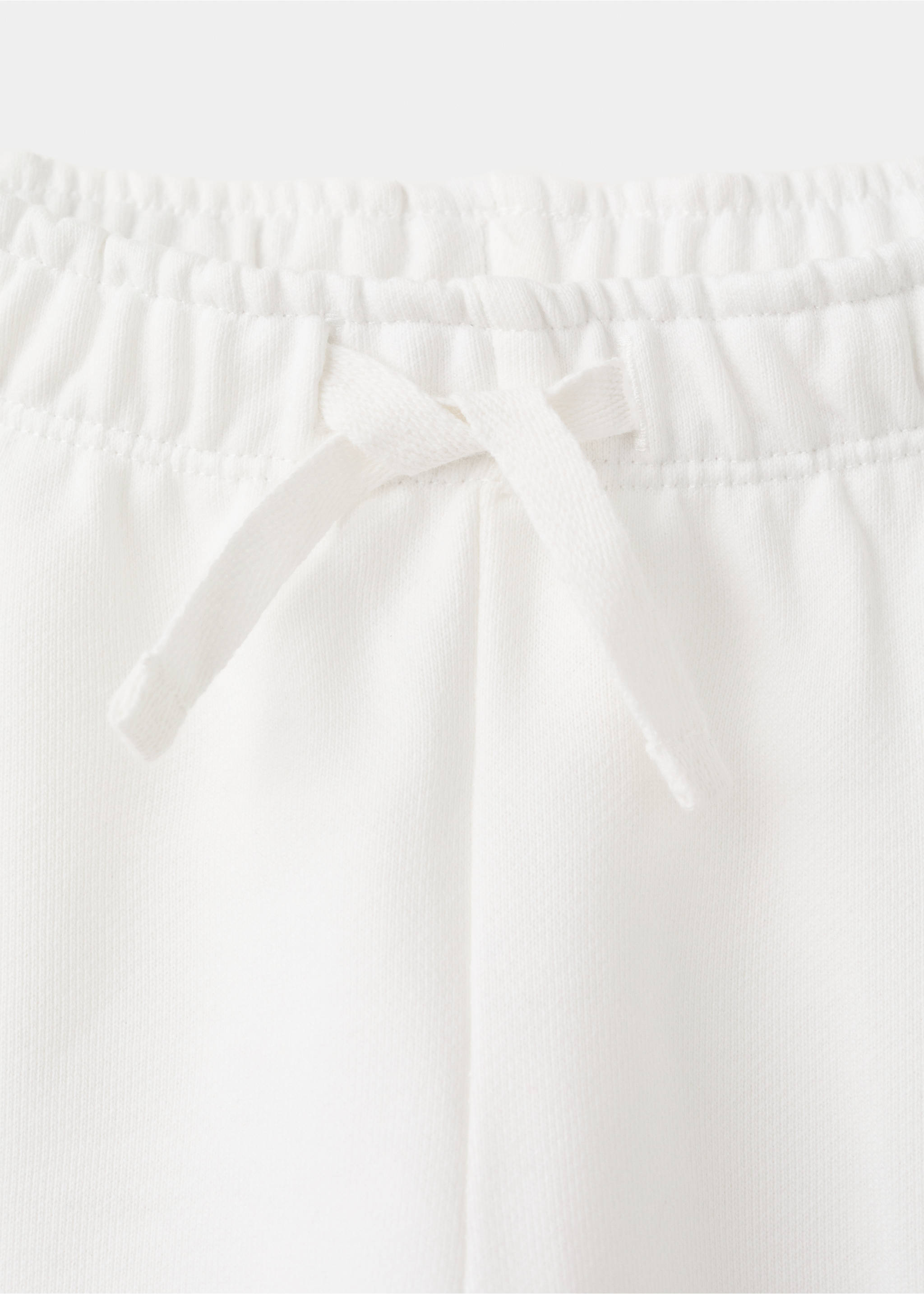 Pantalón recto algodón - Detalle del artículo 8, Blanco roto. Ref: 27015146-00.