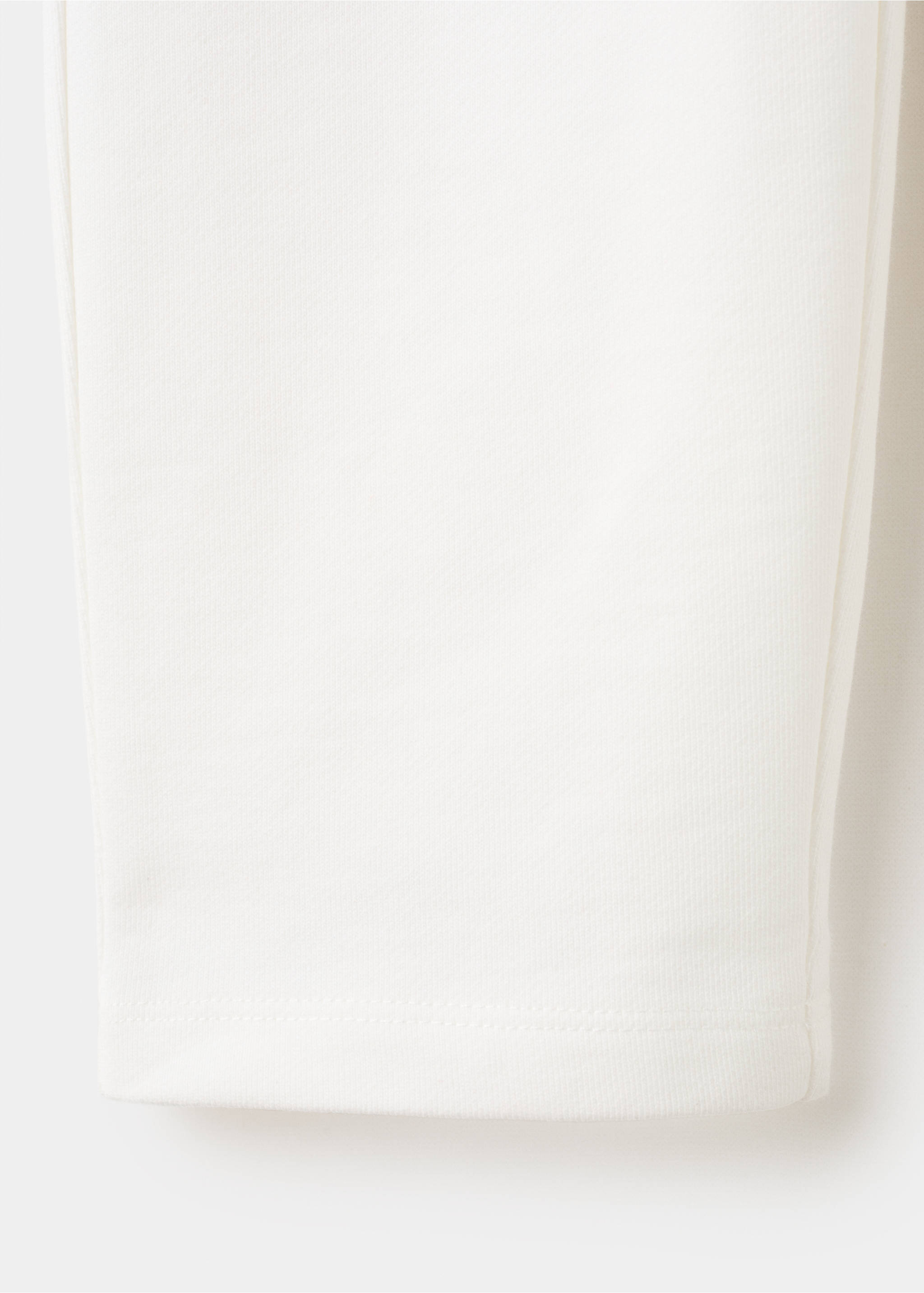 Pantalón recto algodón - Detalle del artículo 0, Blanco roto. Ref: 27015146-00.