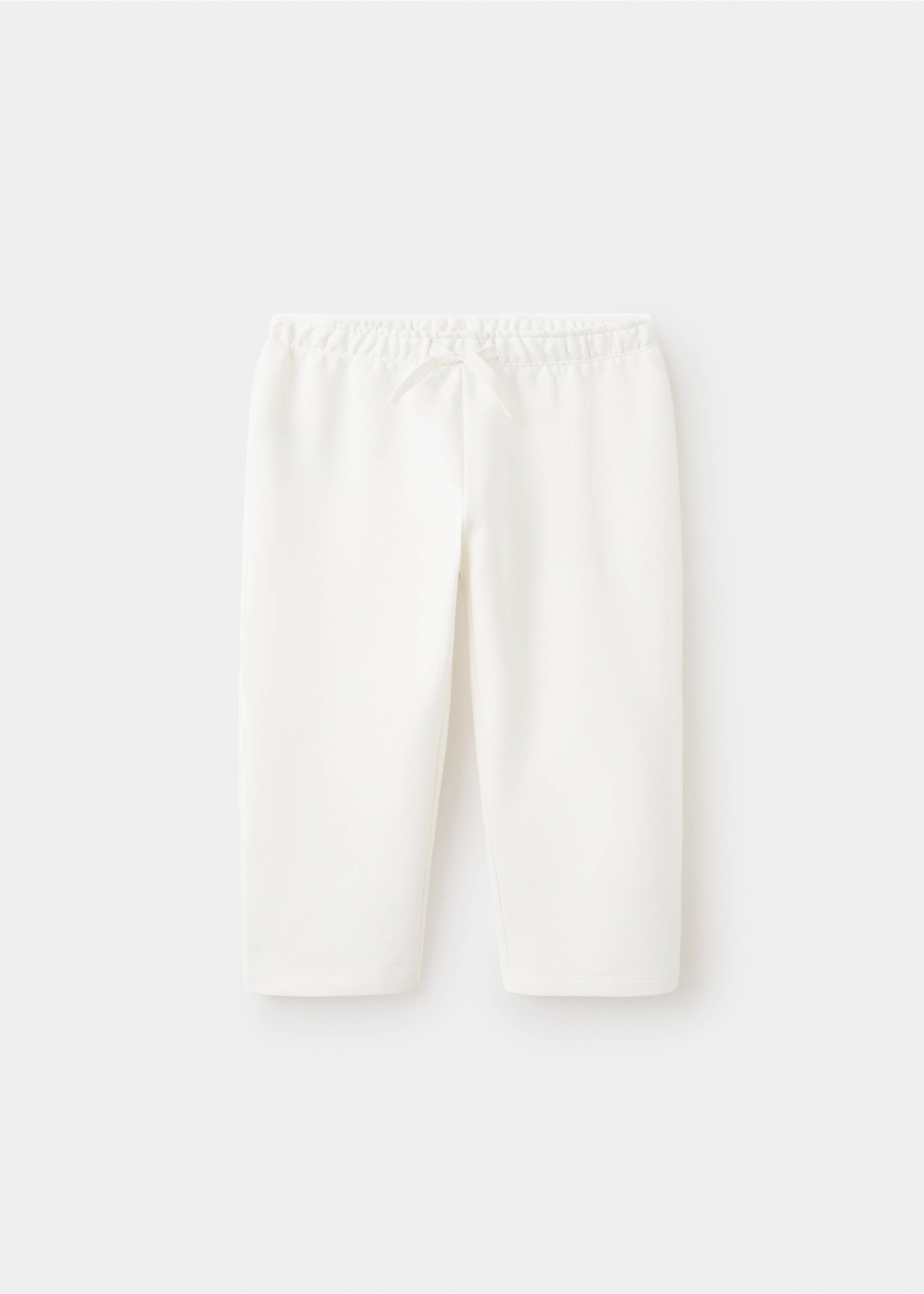 Pantalón recto algodón - Artículo sin modelo, Blanco roto. Ref: 27015146-00.