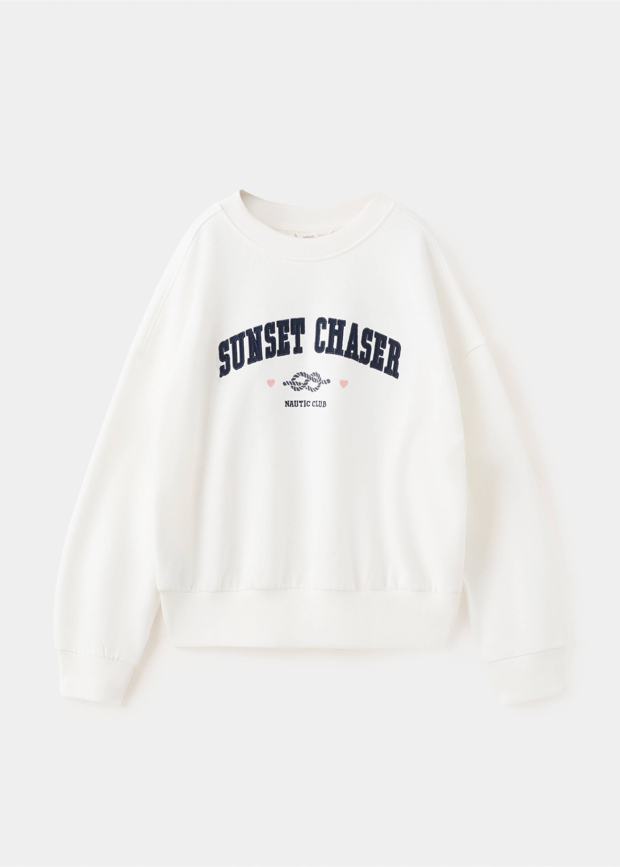 Printed cotton sweatshirt - Article without model, Off White. Ref: 27015147-00.