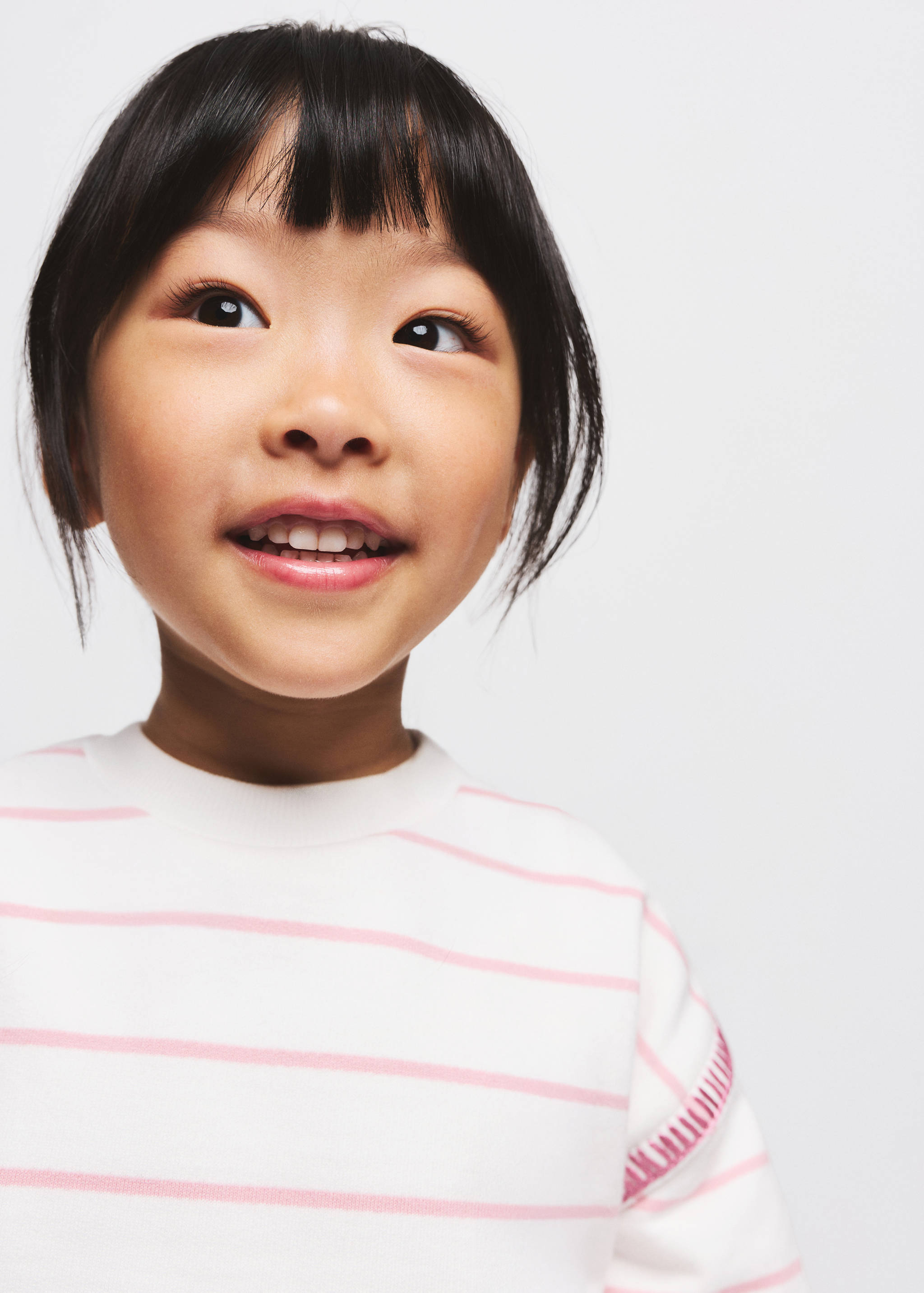 Striped cotton-blend sweatshirt - Details of the article 1