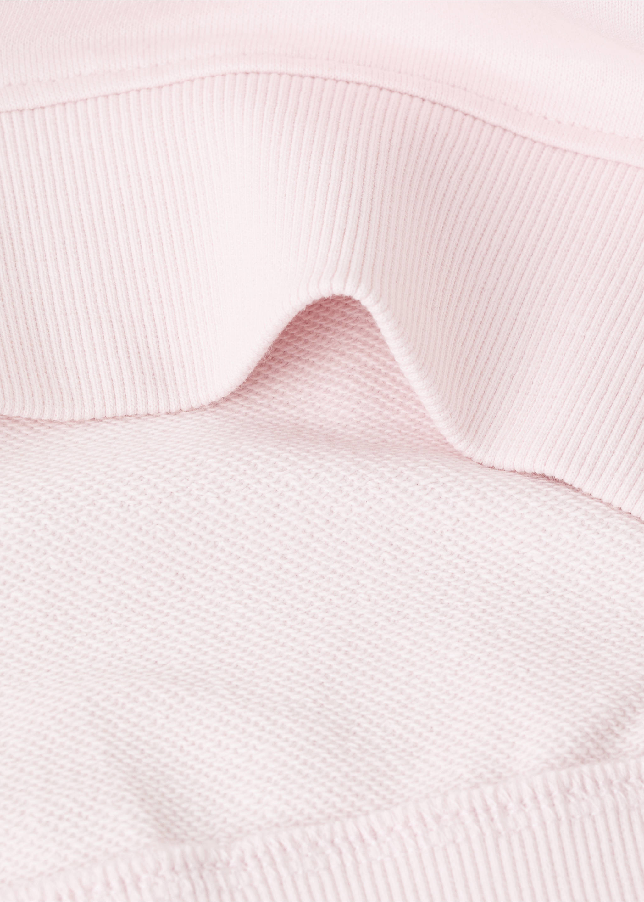 Cotton sweatshirt with text - Details of the article 0, Pink. Ref: 27015149-00.