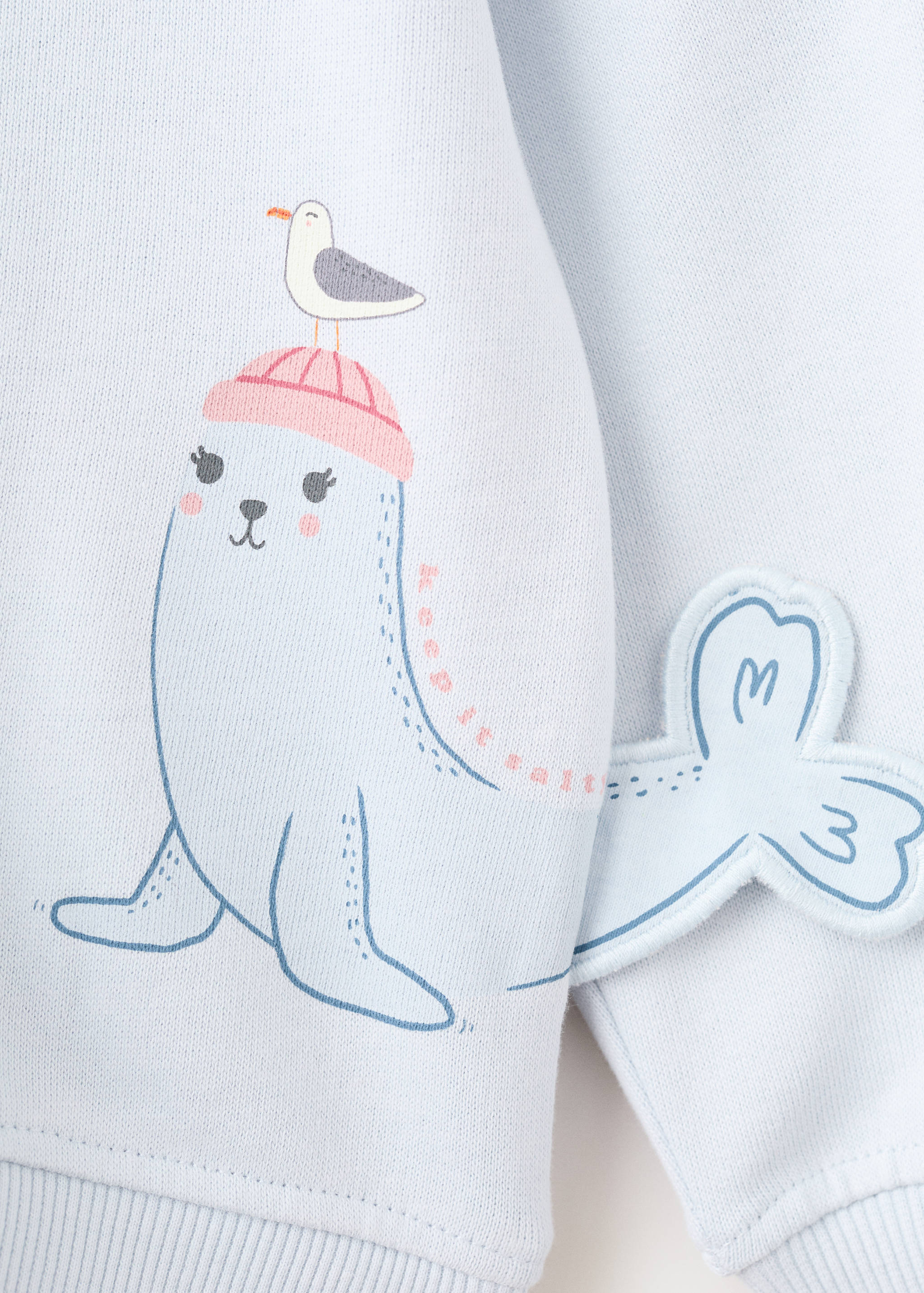 Sudadera estampada foca - Detalle del artículo 8