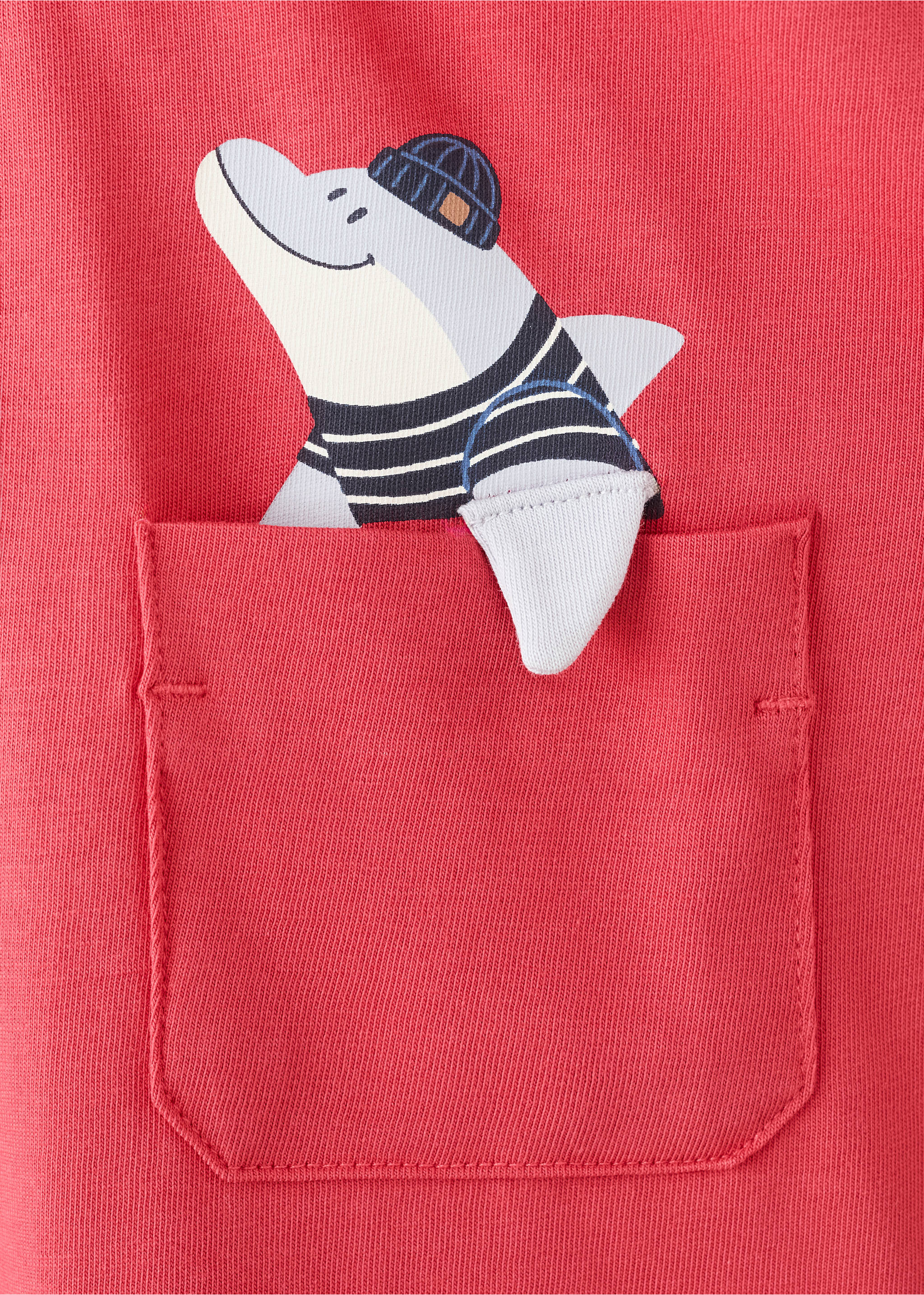 Samarreta cotó dibuix - Detall de l'article 8, Vermell. Ref: 27015155-00.