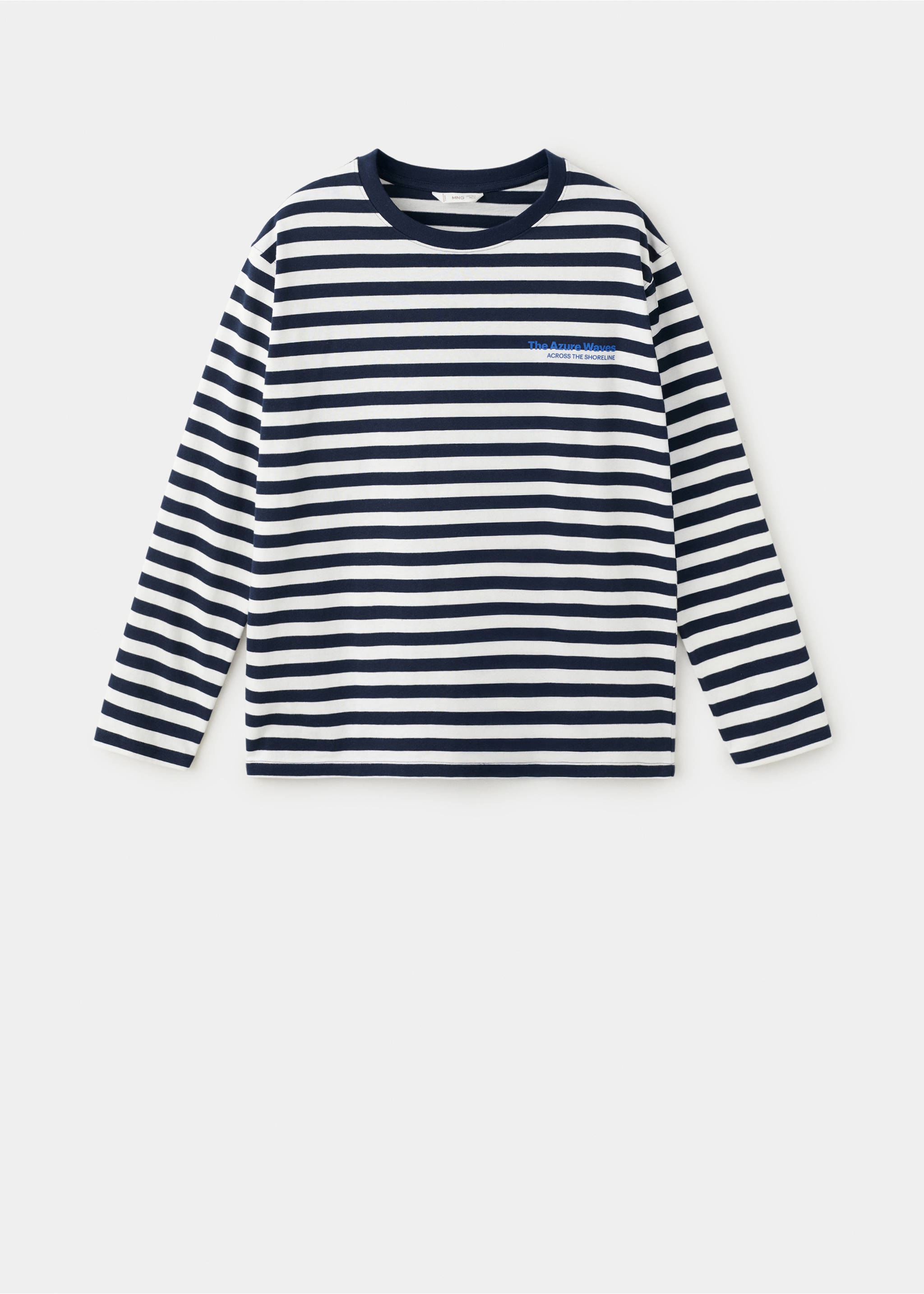 Camiseta rayas estampada - Artículo sin modelo, Azul marino. Ref: 27015164-00.