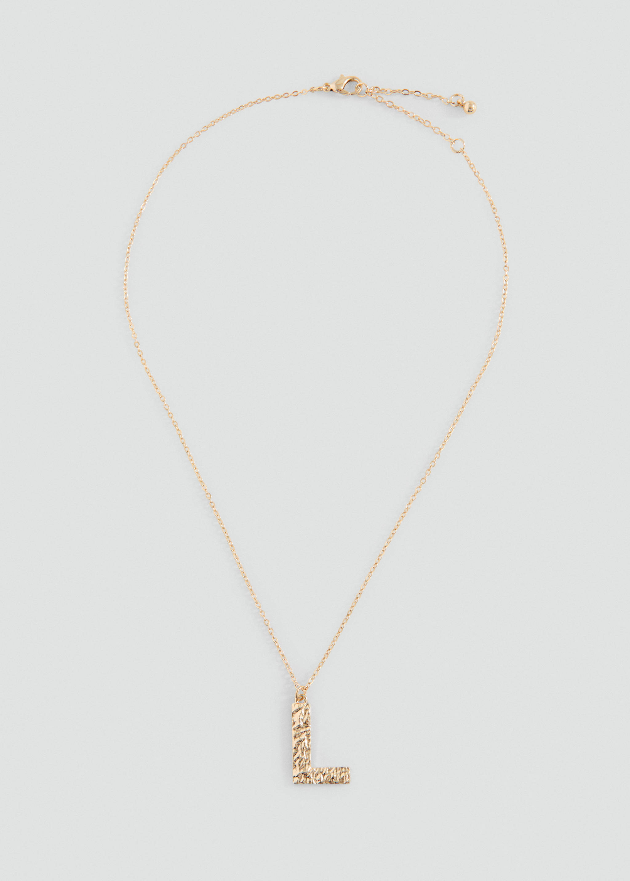 Letter Pendant Necklace - Article without model