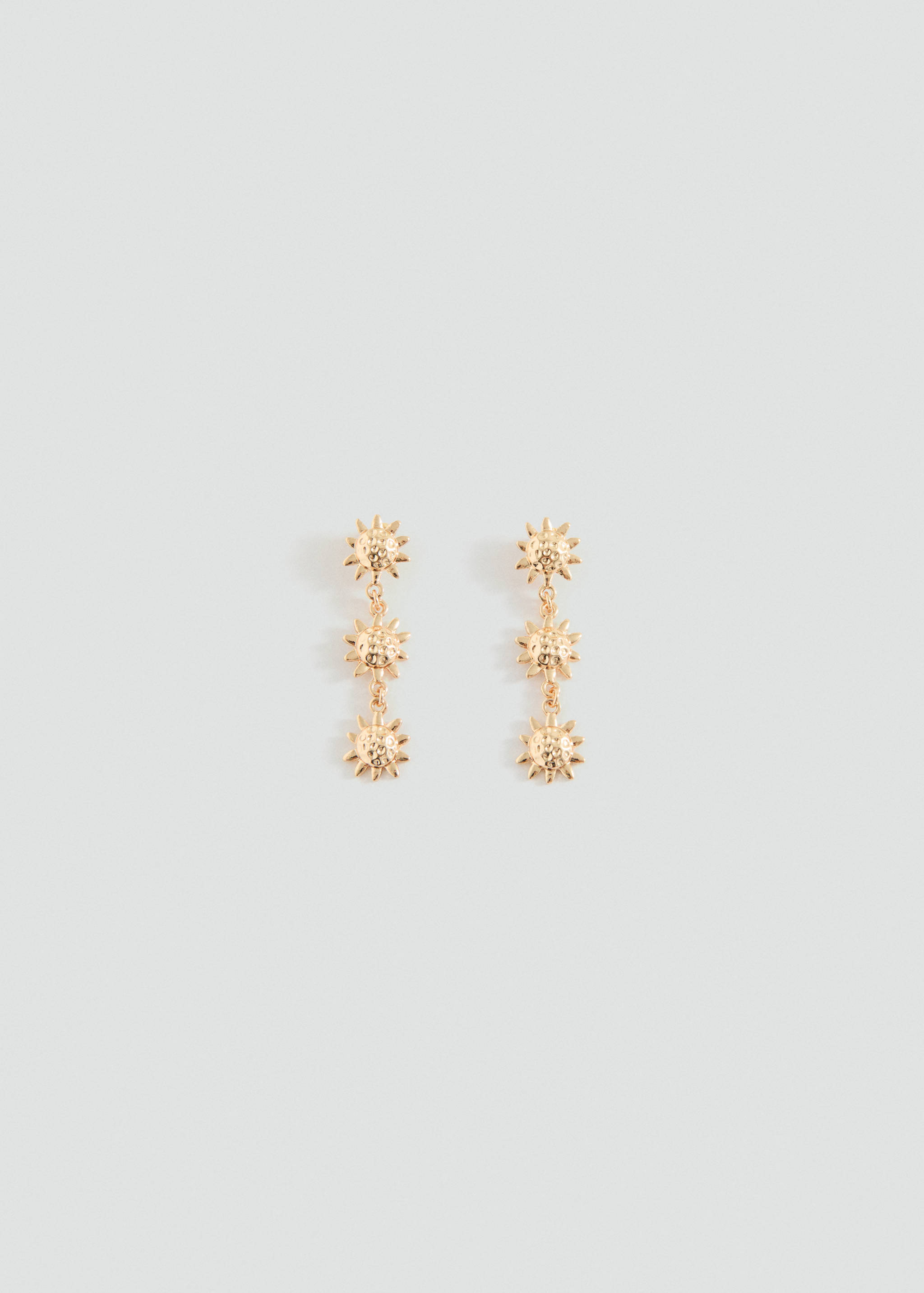 Boucles d'oreilles pendantes soleils - Article sans modèle